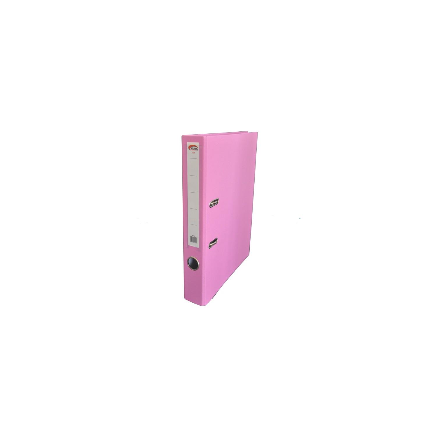 Elba Büro Klasör Dar Plastik Pembe Dar Klasör (30 Lu Paket)