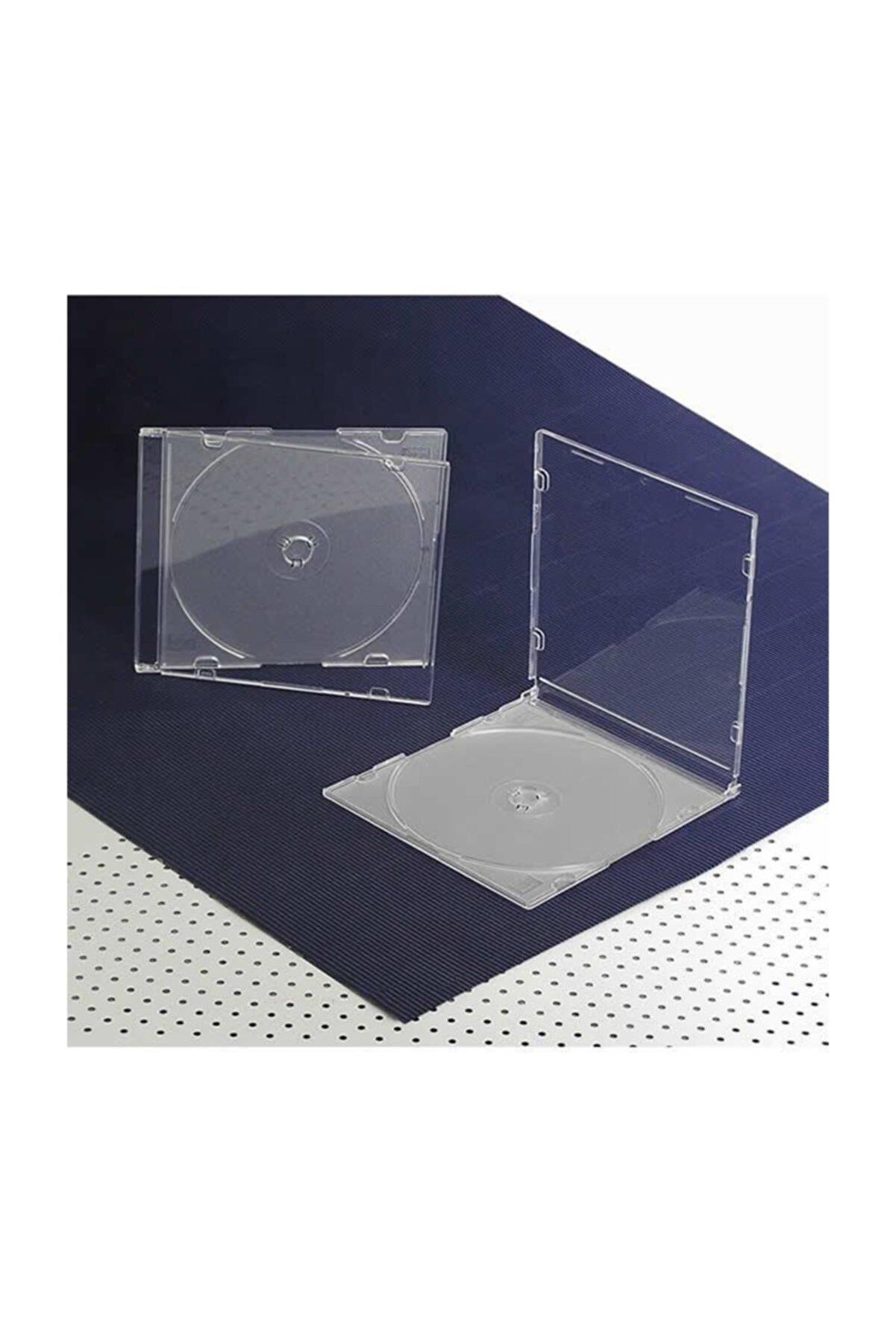 Elba Tekli Şeffaf 5.2 mm Slim Cd Kutusu 10 Adet