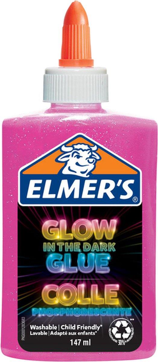 Elmer S Karanlıkta Parlayan Yapıştırıcı Pembe Karanlıkta Parlayan Slime 147 ML