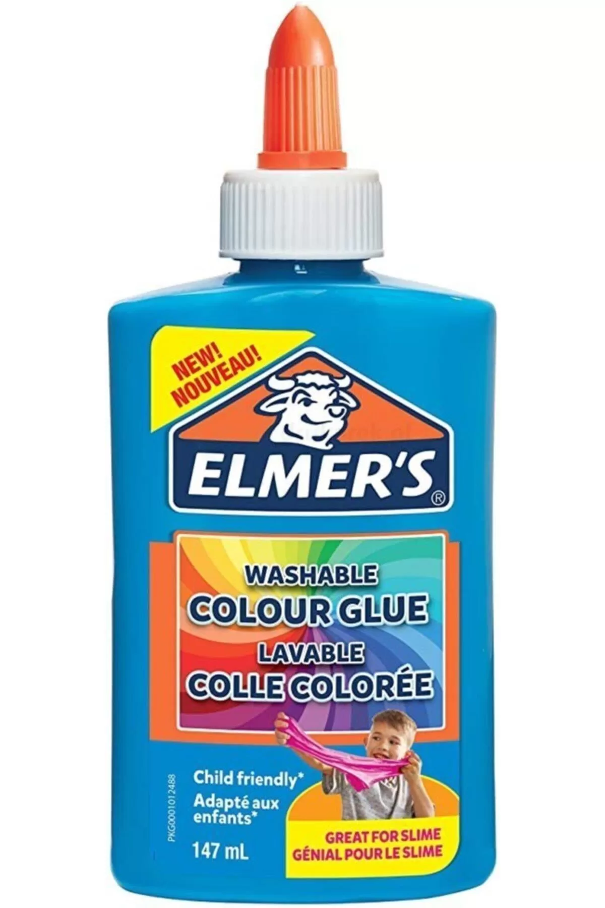 Elmers Mat Renkli Yapıştırıcı Mavi 147 ML