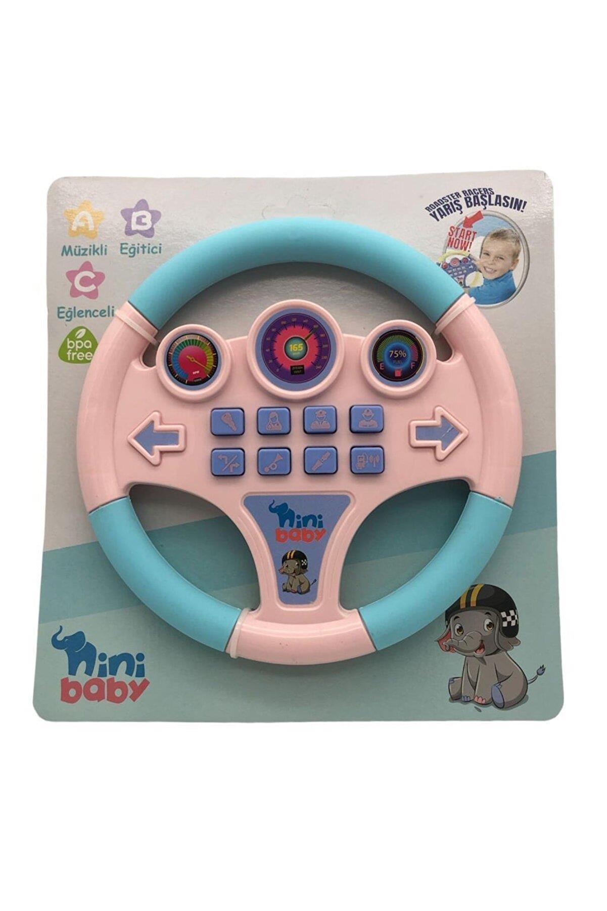 Erdem Nini Baby Direksiyon Eğitici Sesli Müzikli Direksiyon (Karışık Renk 1 Adet)