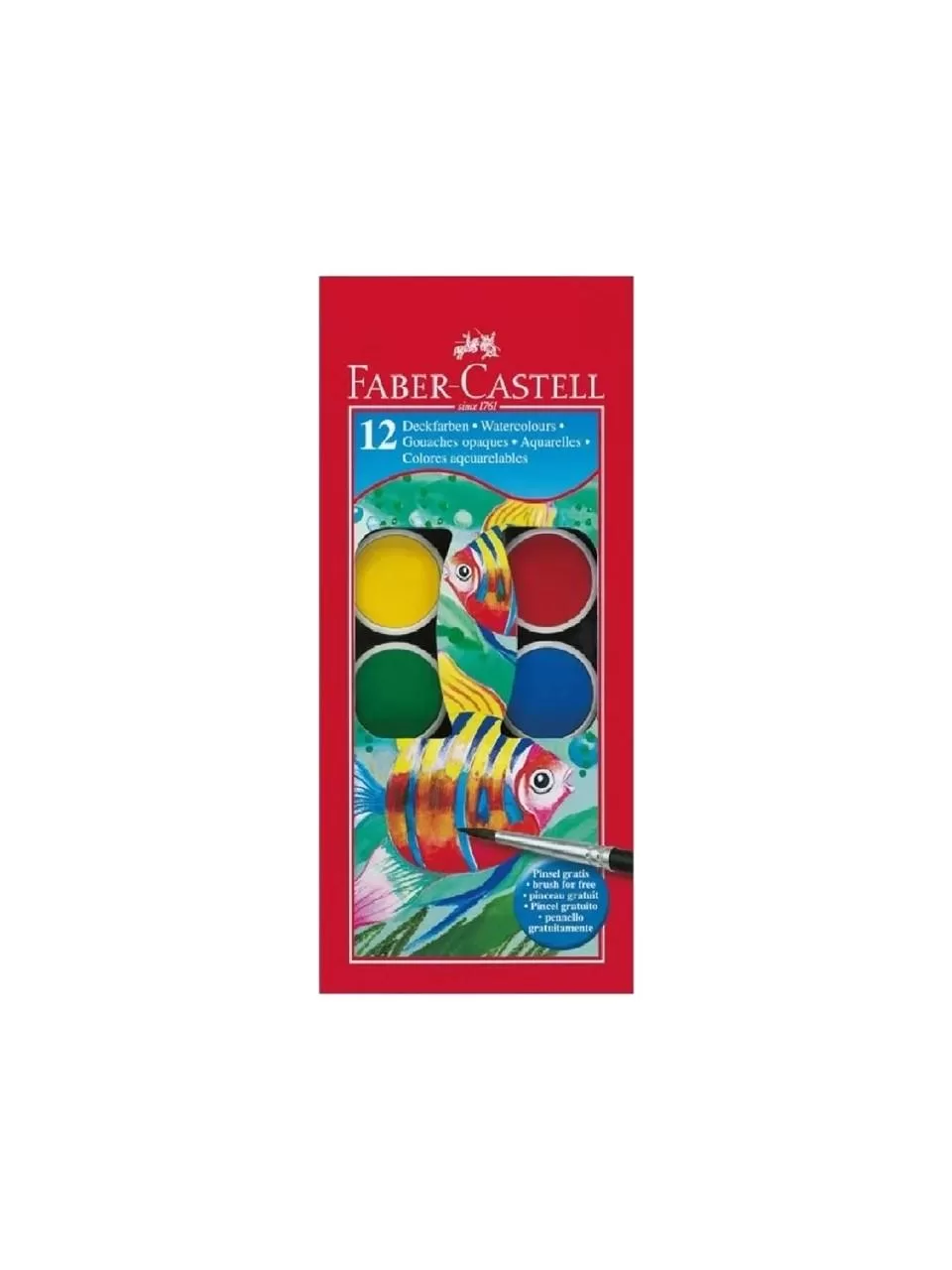 Faber-Castell Sulu Boya Red Line Büyük Boy 12 Renk
