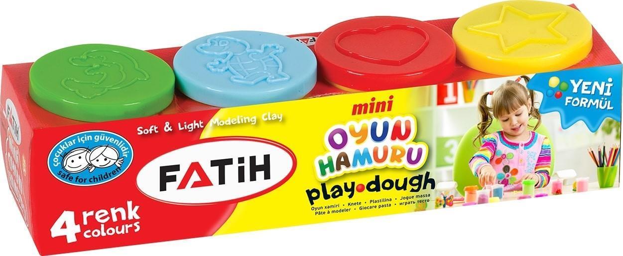 Fatih Oyun Hamur Mini 4 Renk Oyun Hamuru