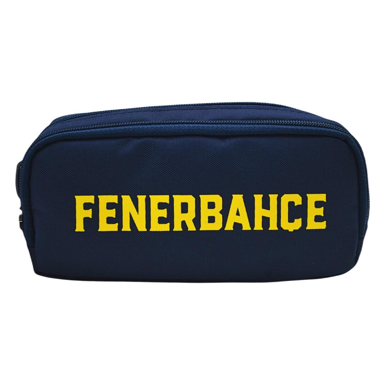 Fenerbahçe Sarı Baskı 2 Bölmeli Kalem Çantası