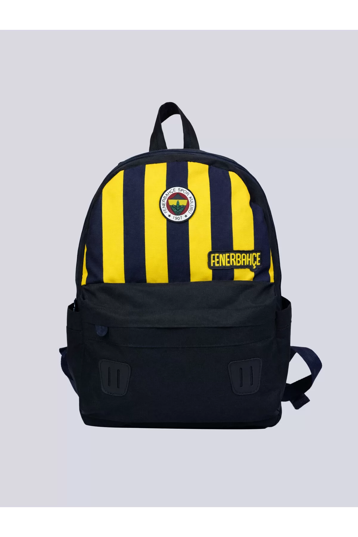 Fenerbahçe Sırt Çantası Sarı Lacivert Çizgi Detaylı Okul Sırt Çantası