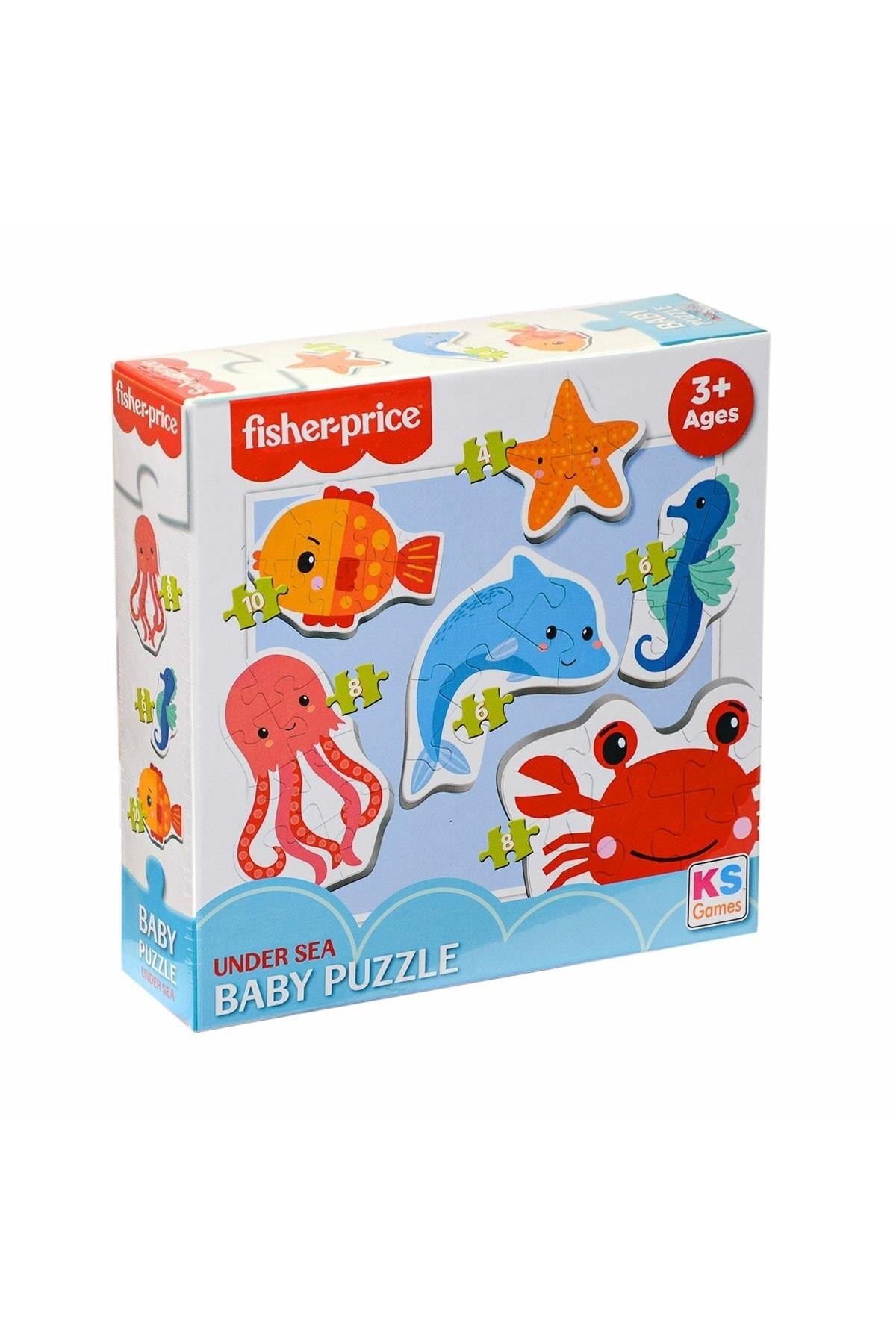 Fisher Price Baby Puzzle Under Sea 6 IN 1 Puzzle
