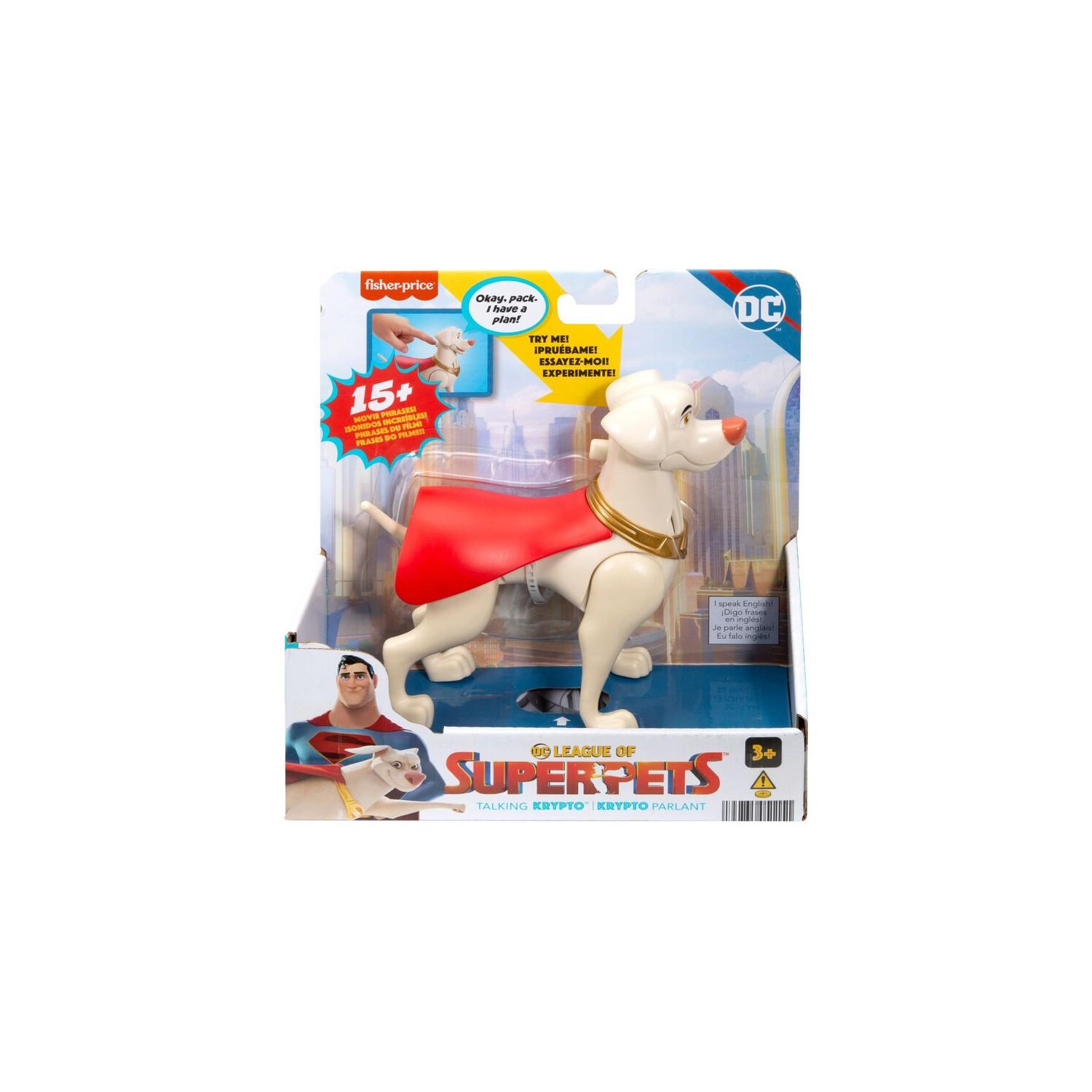 Fisher Price Imaginext Süperman Krypto Köpek Dc League Of Super Pets Sesli Figürler Superman Krypto