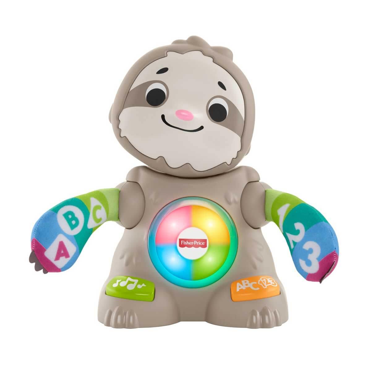 Fisher-Price Linkimals Neşeli Tembel Hayvan Türkçe Müzikli ve Işıklı Bebek Oyuncağı 