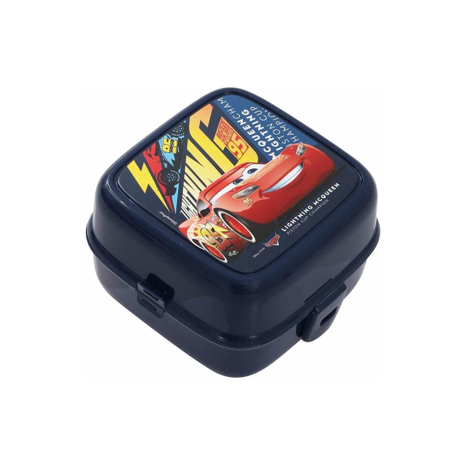 Frocx Cars Lightning Mcqueen Beslenme Kabı Çatal Kaşıklı Beslenme Kabı