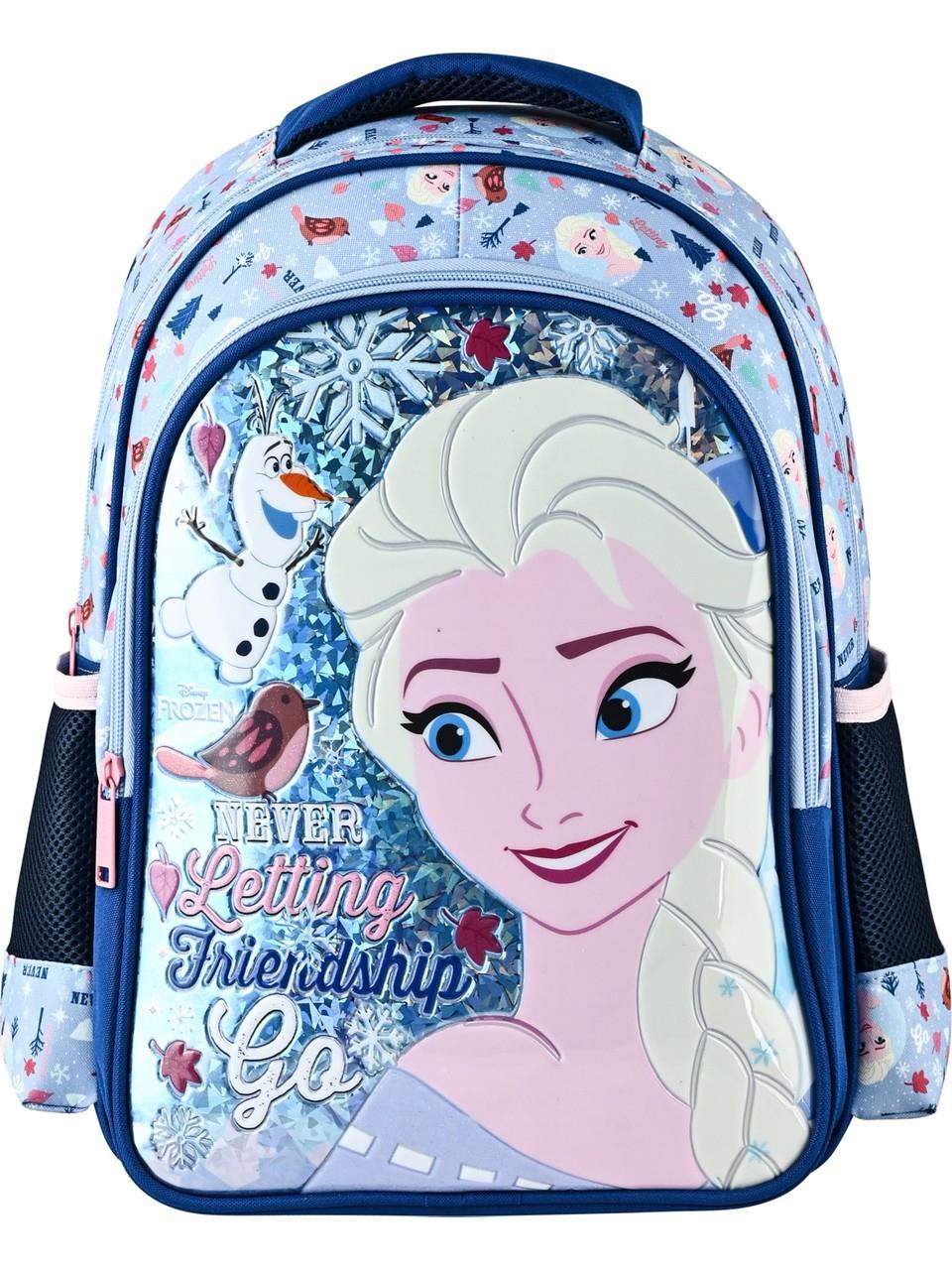 Frocx Frozen Ilkokul Çantası Due Friendship Frozen Elsa Desenli Okul Çantası 