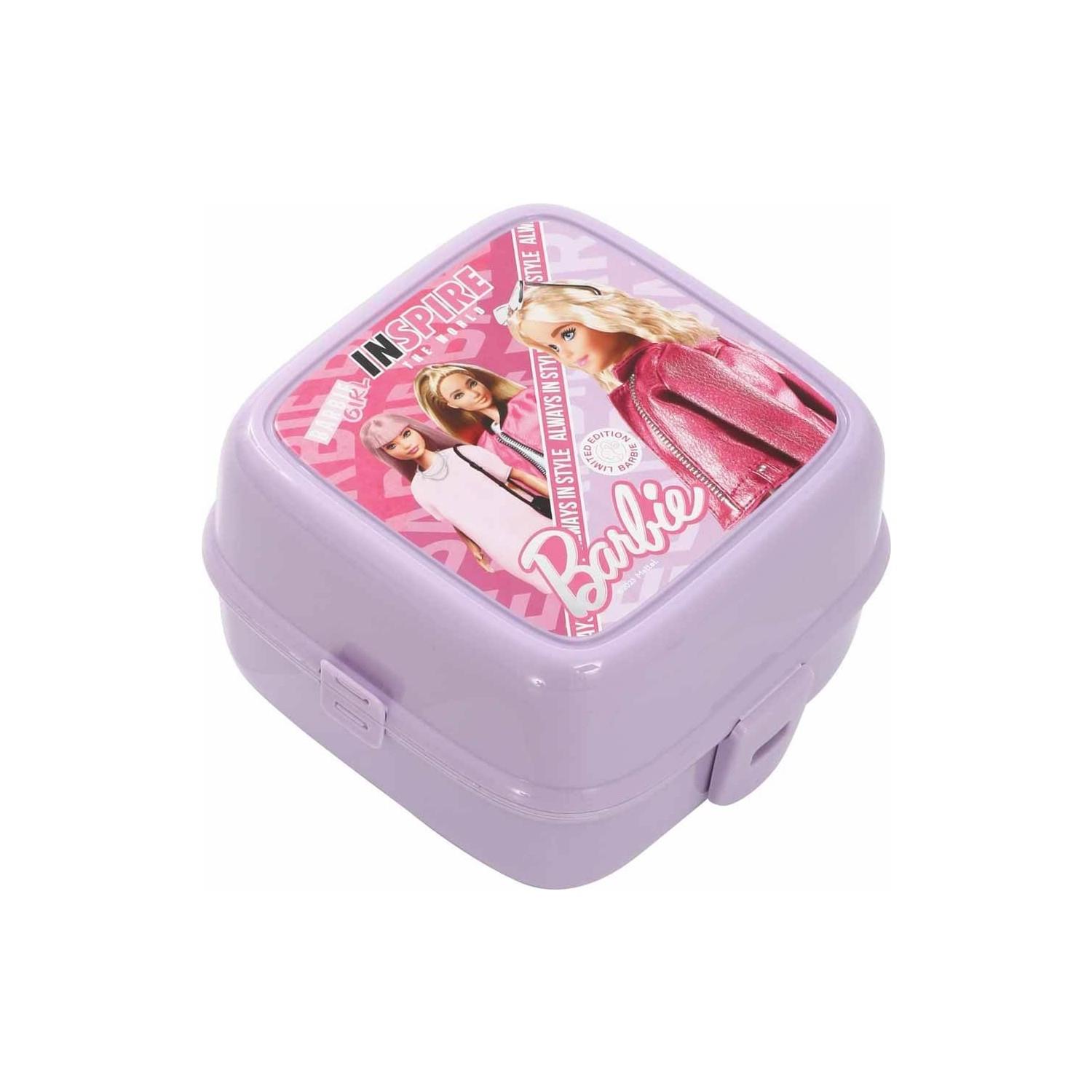 Frocx Otto Beslenme Kabı Barbie Inspire Çatal Kaşıklı Beslenme Kabı