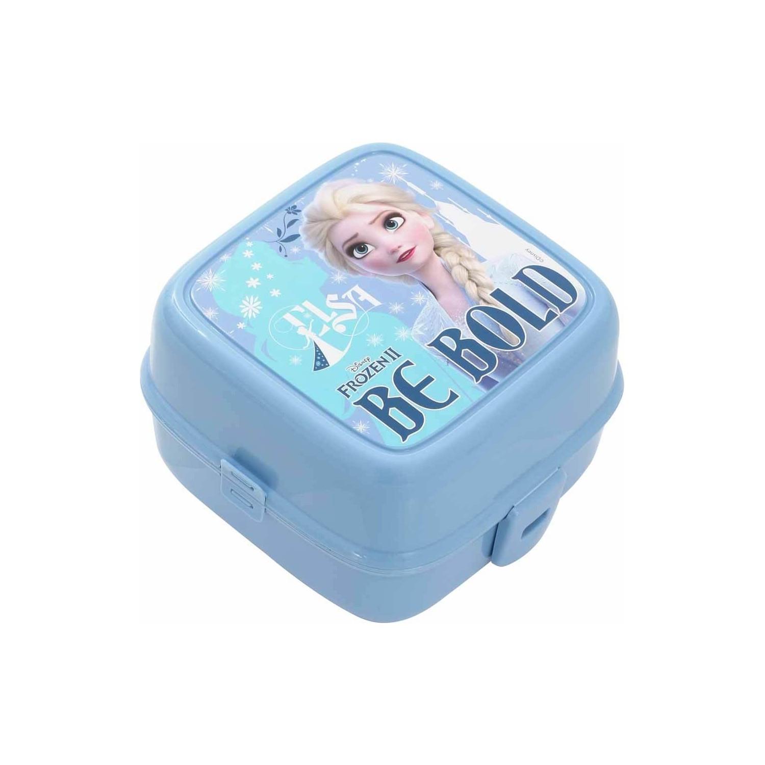 Frocx Otto Beslenme Kabı Frozen Be Bold Çatal Kaşıklı Beslenme Kabı