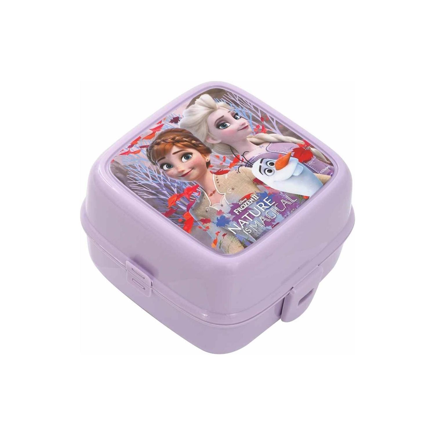 Frocx Otto Beslenme Kabı Frozen Magical Çatal Kaşıklı Beslenme Kabı