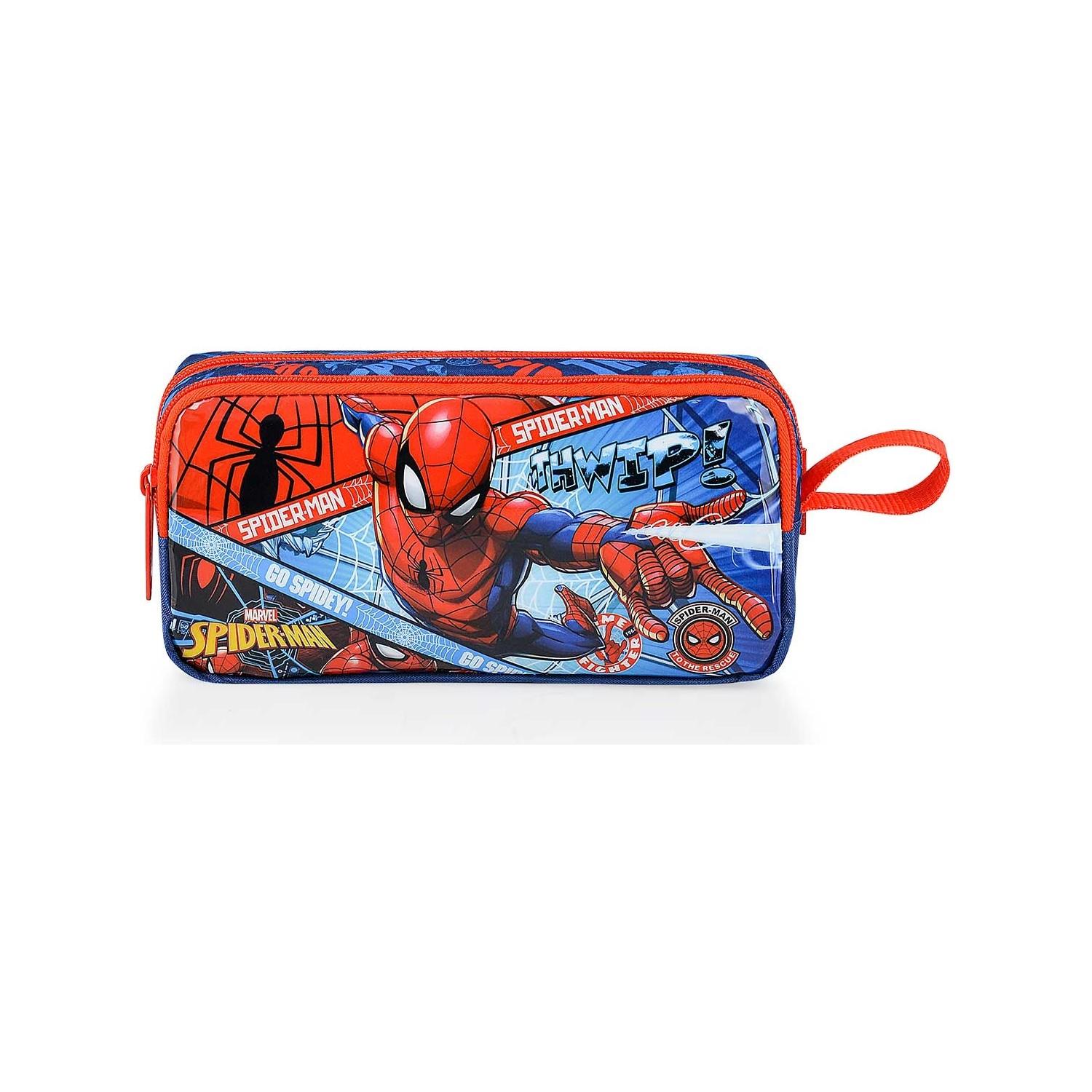 Frocx Spiderman Kalem Çantası Spiderman Hawk Go Spidey W2 İki Bölmeli Kalem Çantası