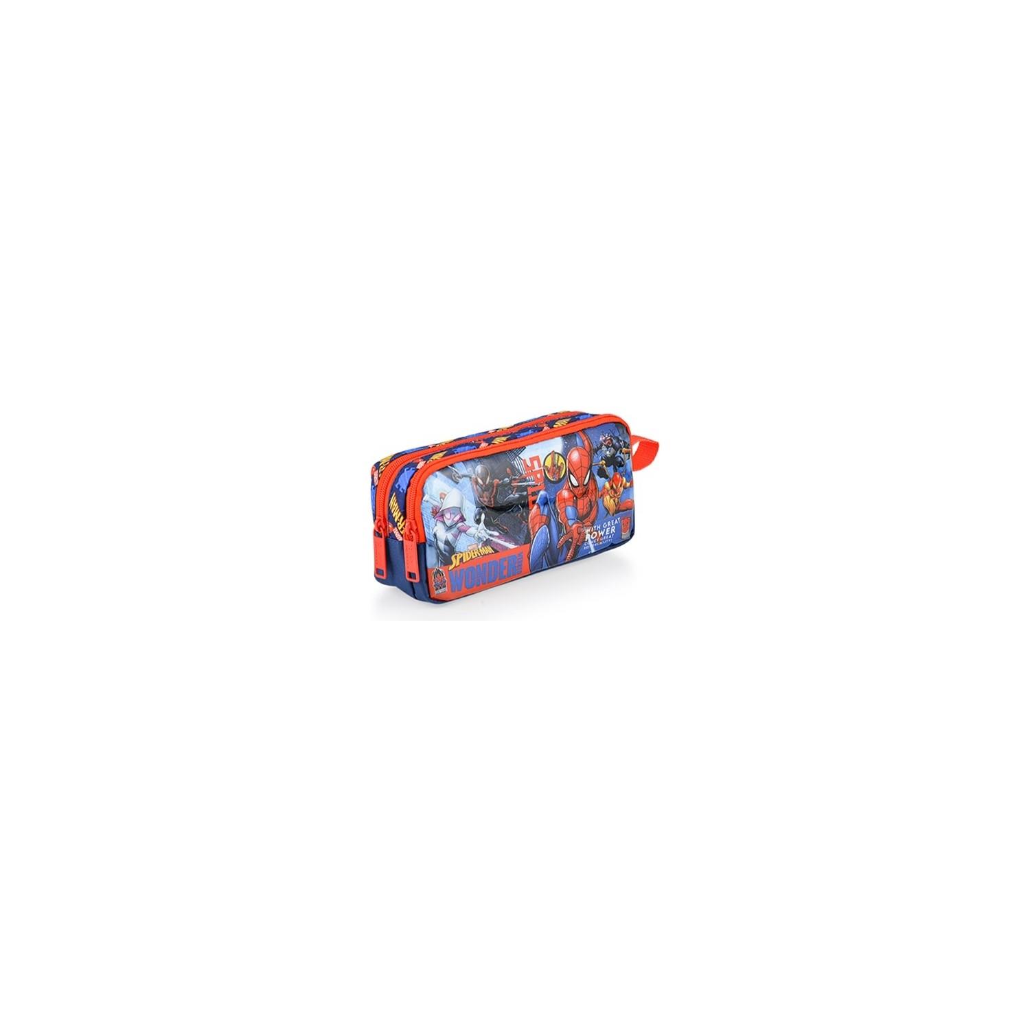 Frocx Spiderman Kalem Çantası Spiderman Hawk Wonder İki Bölmeli Kalem Çantası
