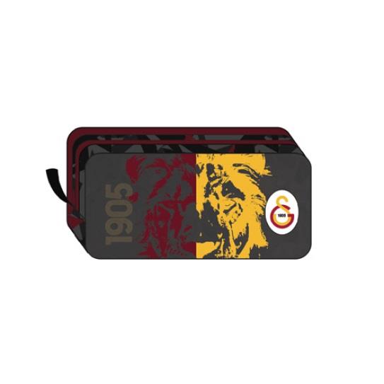 Galatasaray Aslan Figürlü Kalem Çantası Kalemlik