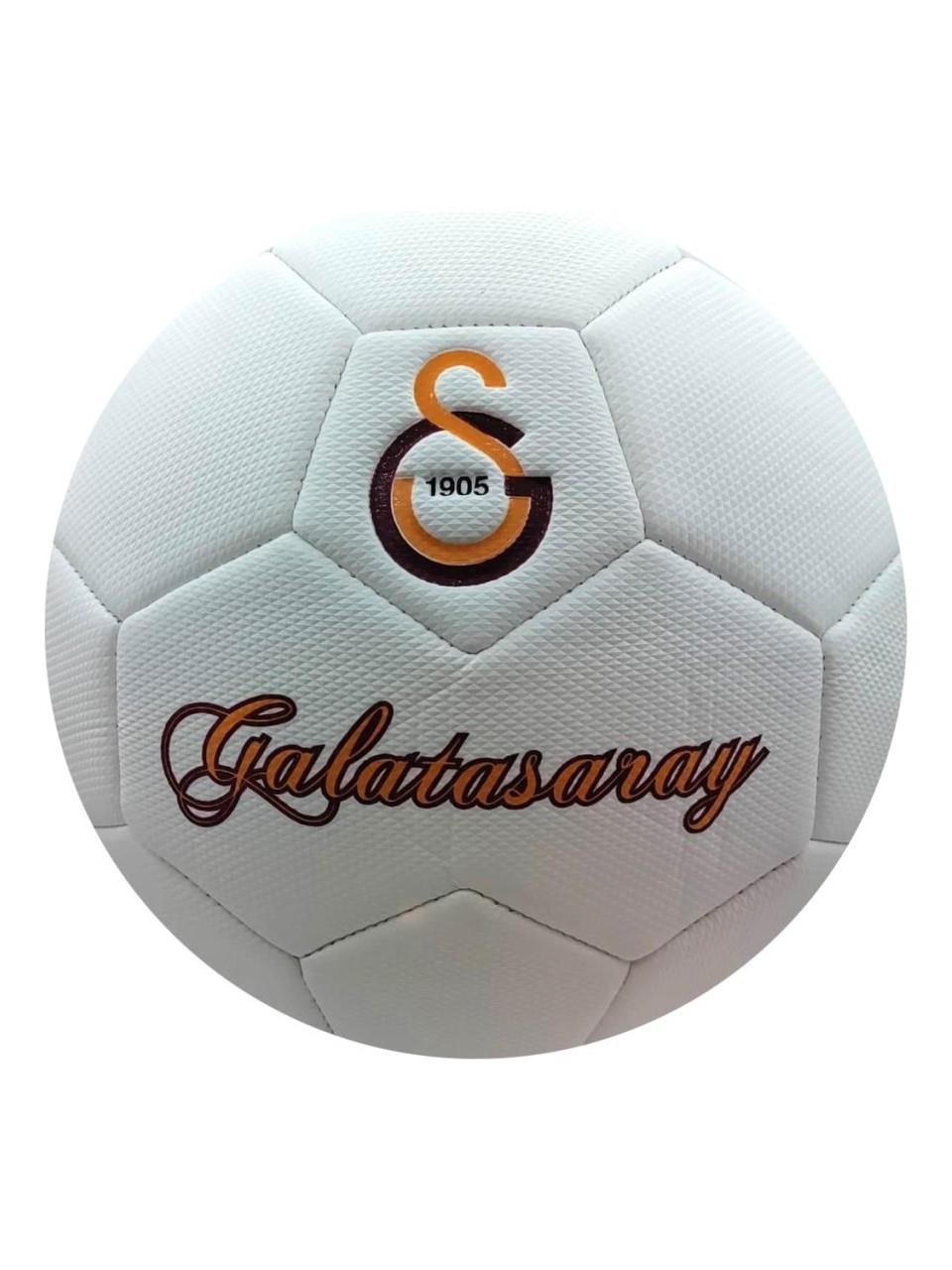 Galatasaray Futbol Topu Premium No:5 Beyaz Futbol Topu
