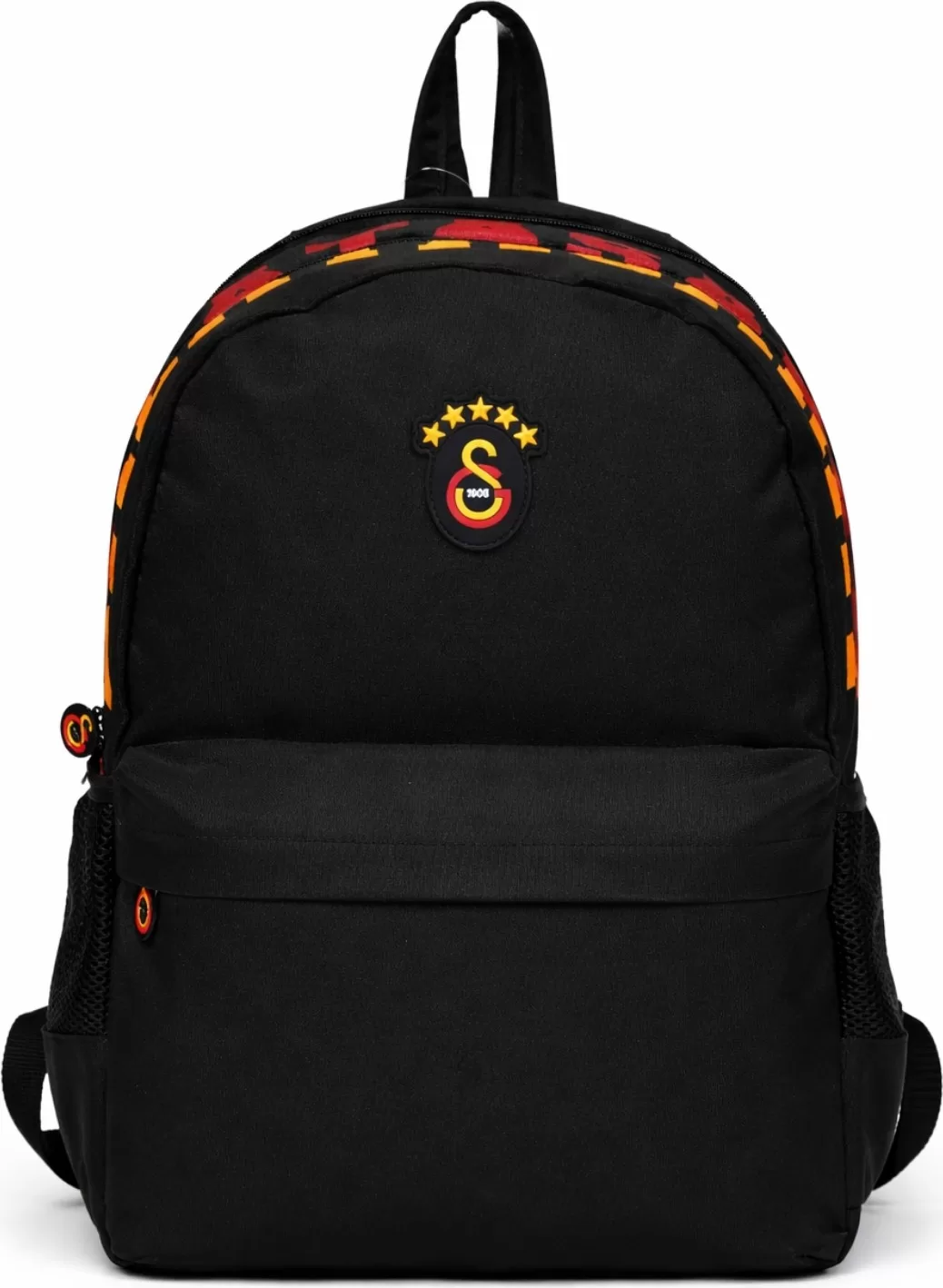 Galatasaray Lisanslı 3 Bölmeli Sırt Çantası - Laptop Bölmeli Su Itici Özellikli Siyah Okul Çantası