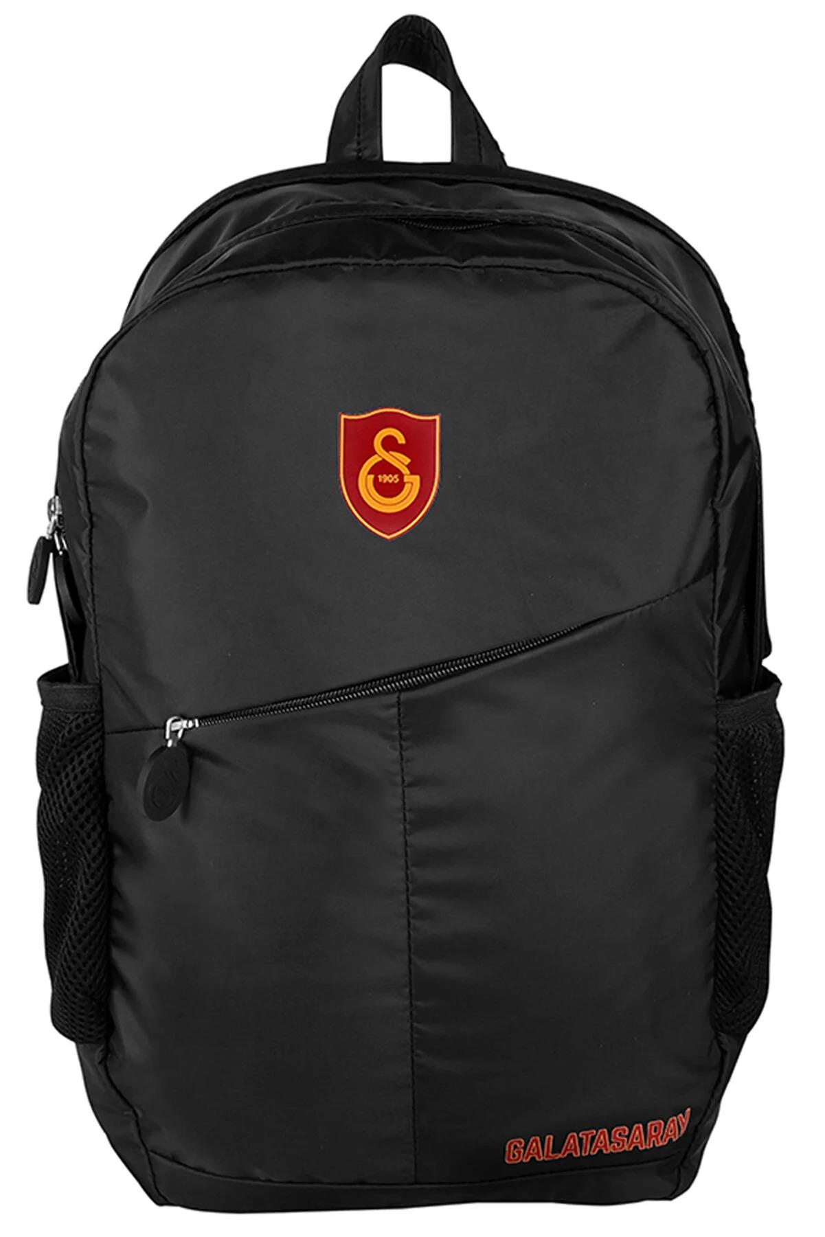 Galatasaray Lisanslı Comfort Siyah 2 Bölmeli Okul Sırt Çantası