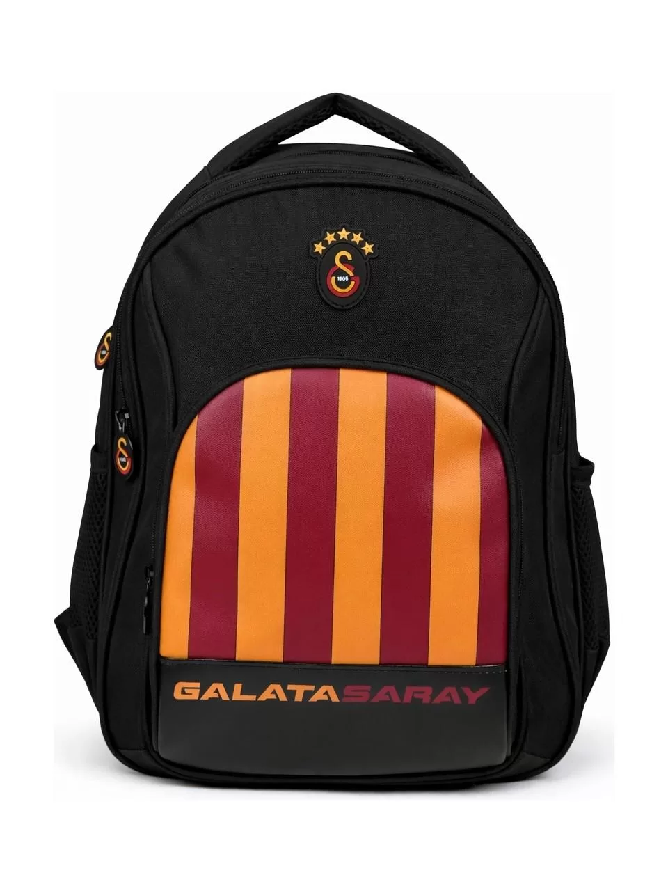 Galatasaray Okul Çantası Geniş 2 Ana Bölmeli Sarı Kırmızı Detaylı Okul Sırt Çantası