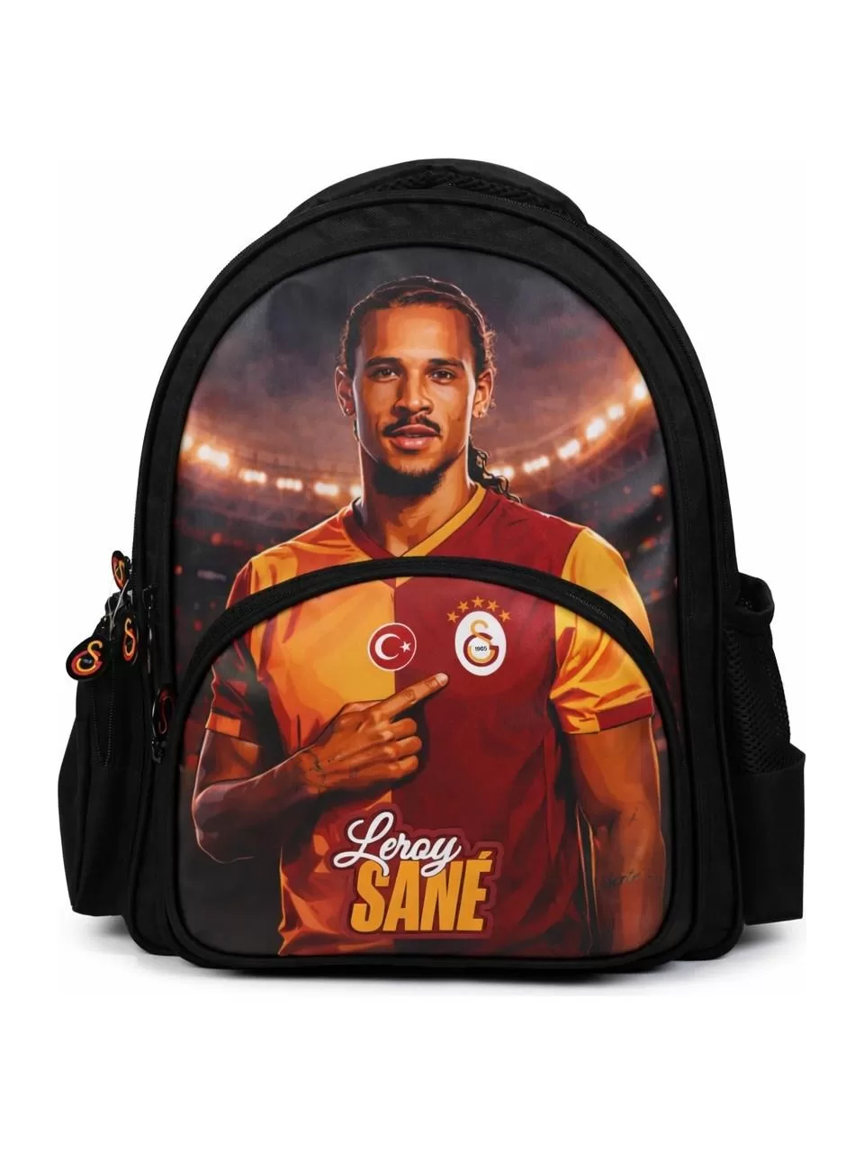 Galatasaray Okul Çantası Leroy Sane 3 Bölmeli Okul Sırt Çantası