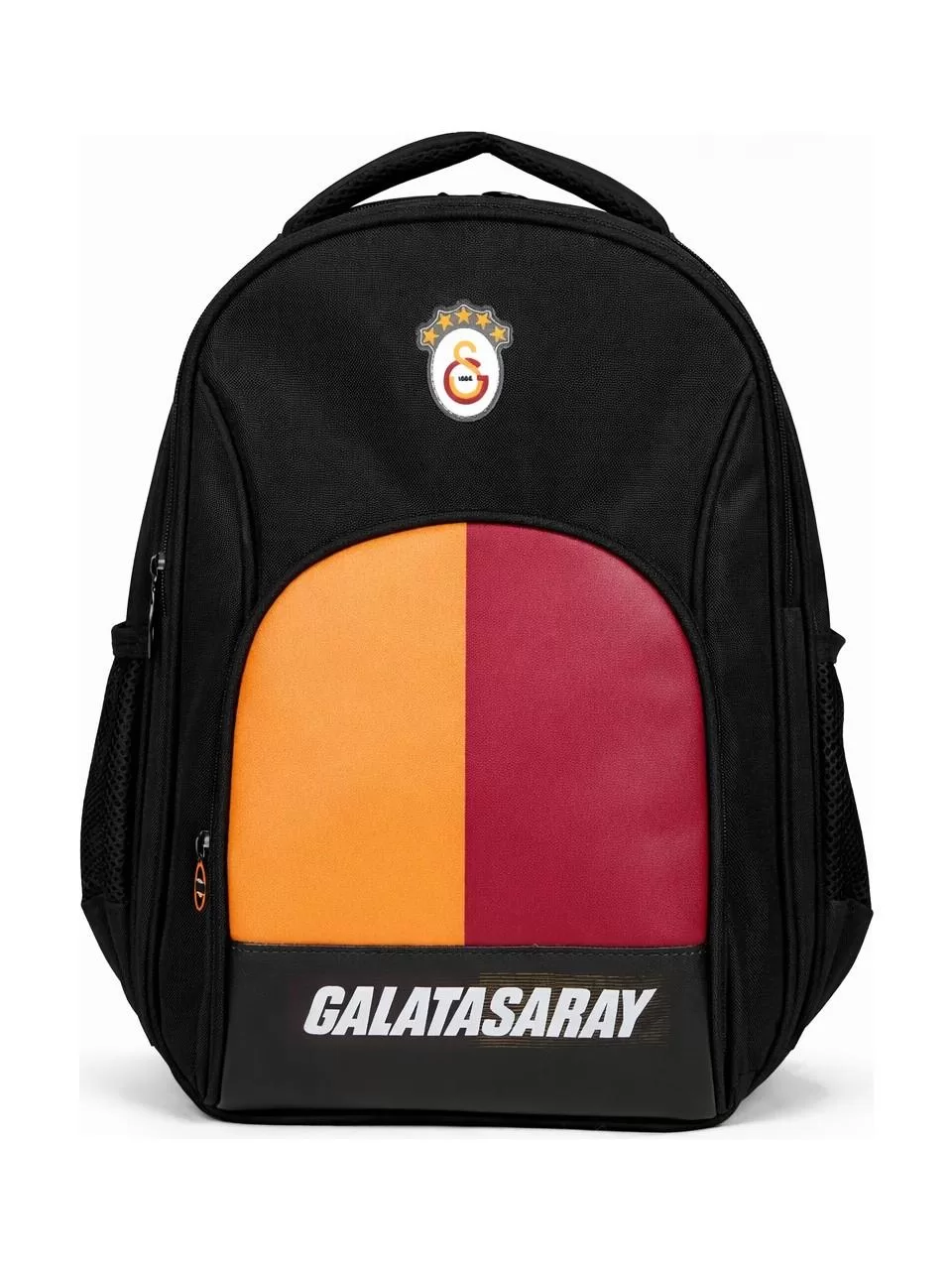 Galatasaray Okul Çantası Sarı Kırmızı Suni Deri Detaylı Okul Çantası