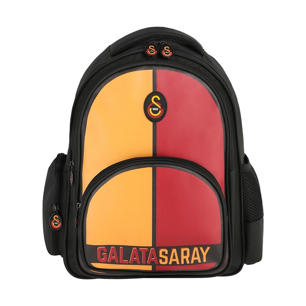 Galatasaray Orjinal Lisanslı Parçalı Suni Deri Okul Çantası Sırt Çantası Yeni Sezon