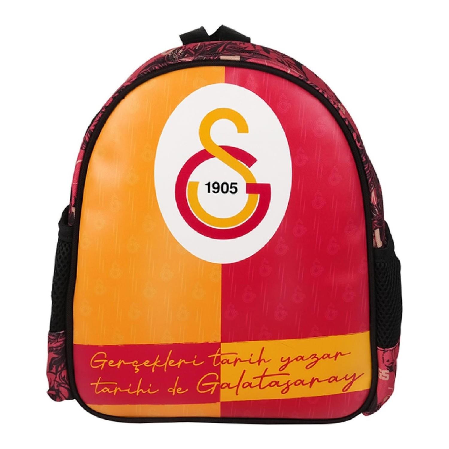 Galatasaray Parçalı Suni Deri Anaokulu Sırt Çantası 30x24x12 CM