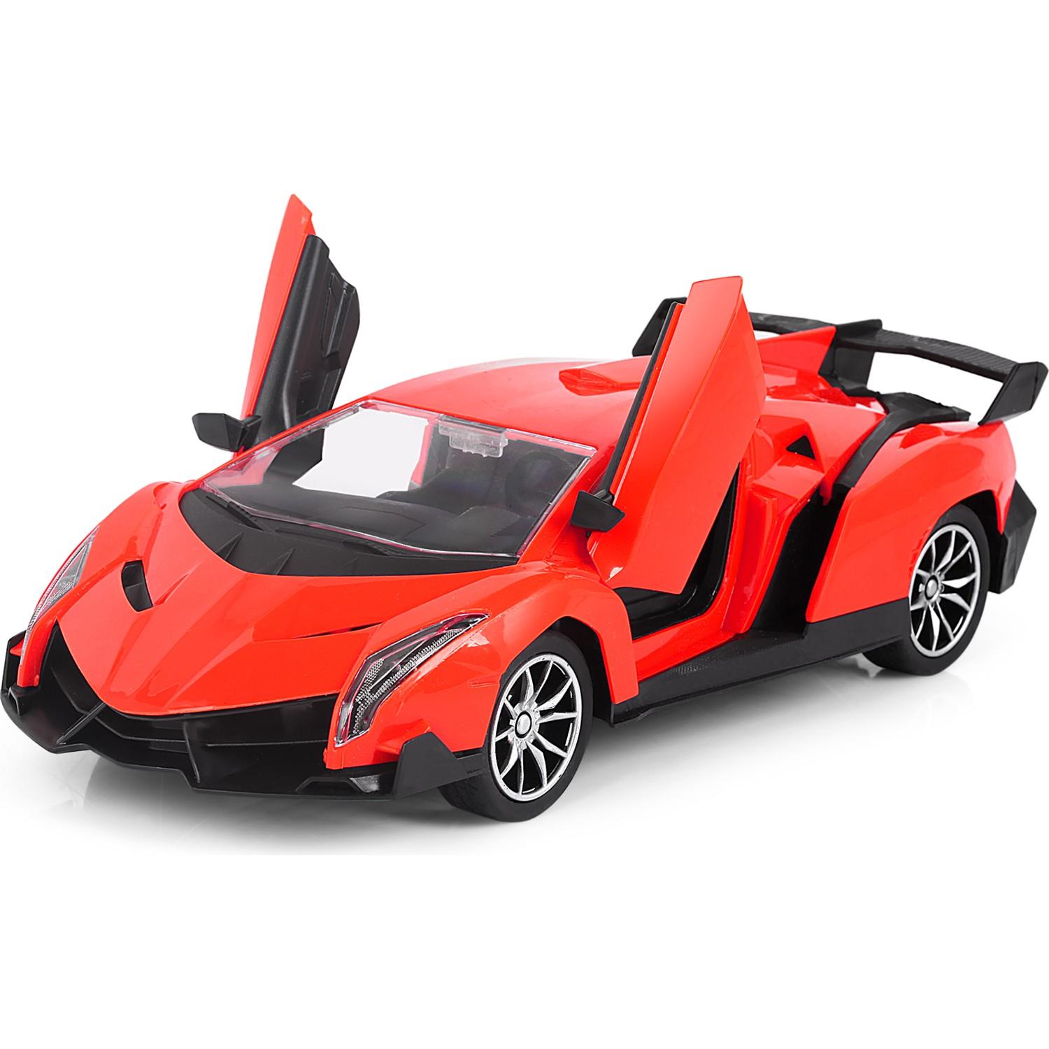 Galtoys Şarjlı Uzaktan Kumandalı Araba Lambo Car Kırmızı 1:16 Kapıları Açılan Lamborghini