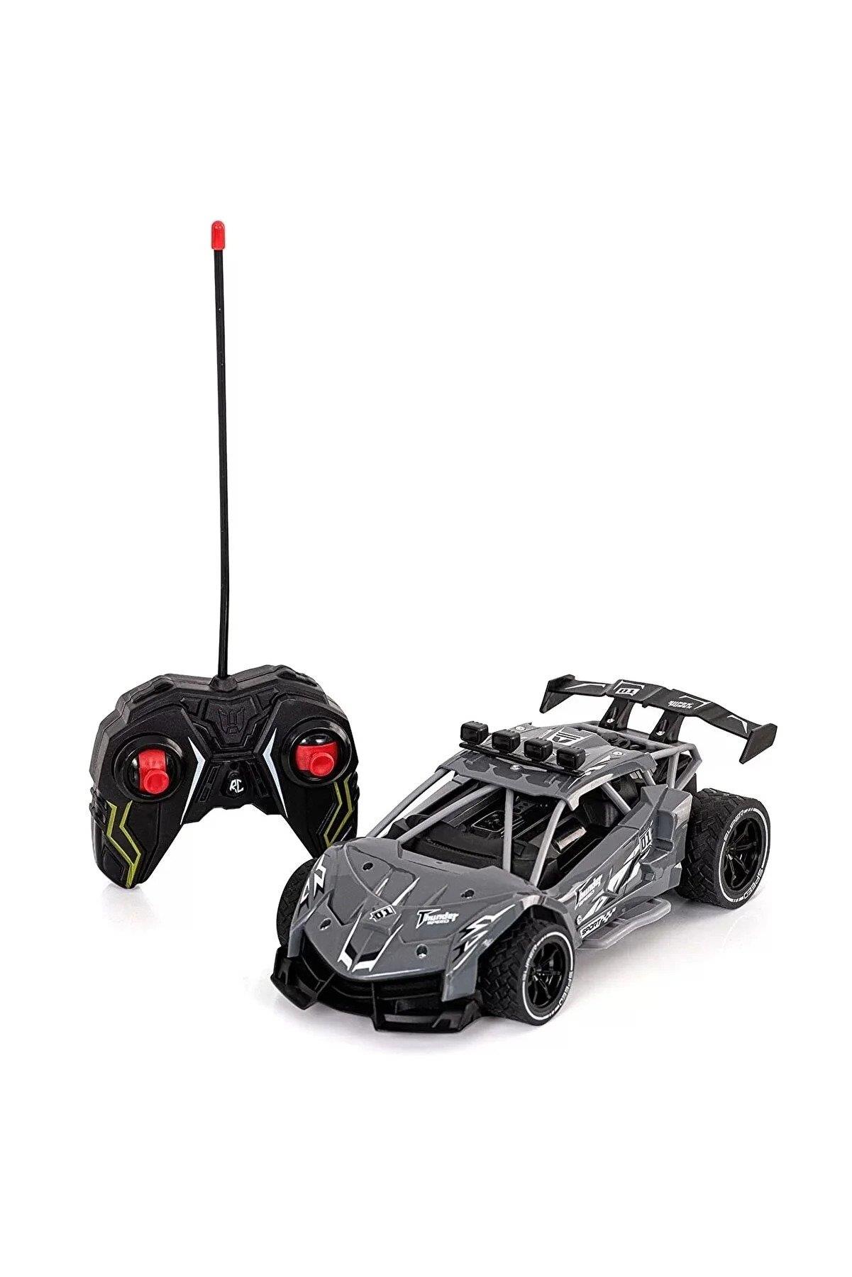 Galtoys Şarjlı Uzaktan Kumandalı Racing Car Gri 1:16 Ölçek Gri Kumandalı Araba