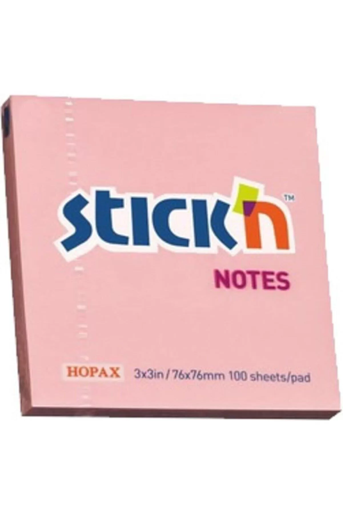 Gıpta 100 Yaprak Stickn Eco Notes Yapışkanlı Not Kağıdı Pastel Pembe 76 x 51 mm