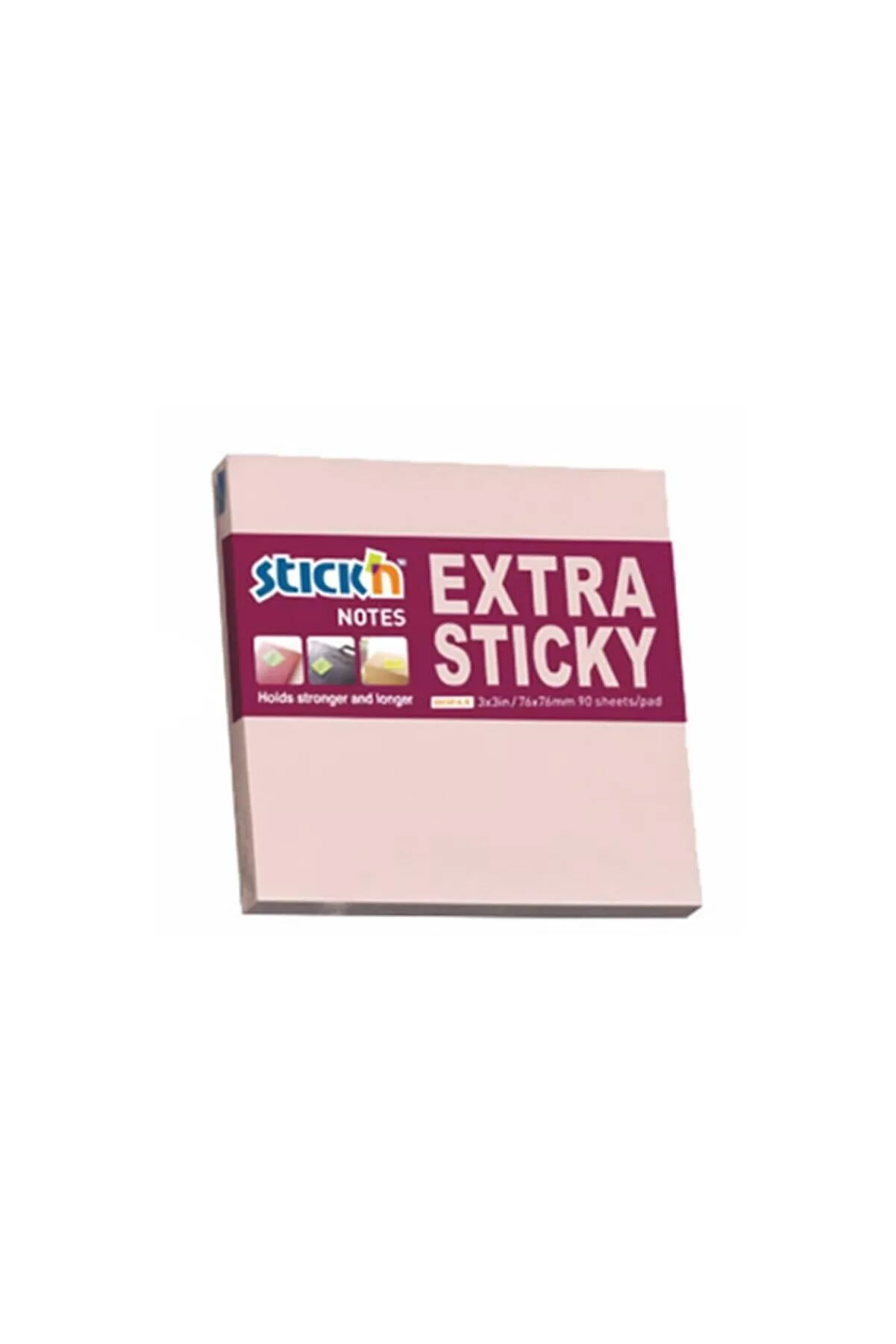 Gıpta 90 Yaprak 76 x 76 mm Stickn Ekstra Yapışkanlı Pastel Sarı Not Kağıdı