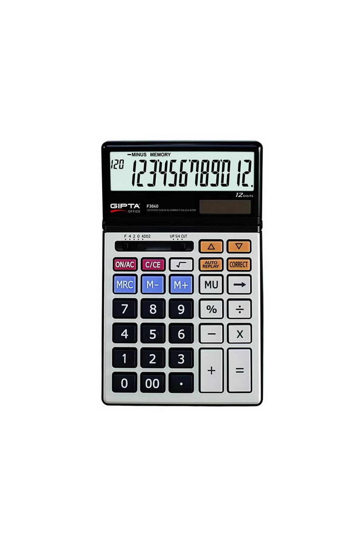 Gıpta Hesap Makinası Masa Üstü 12 Hane F3040
