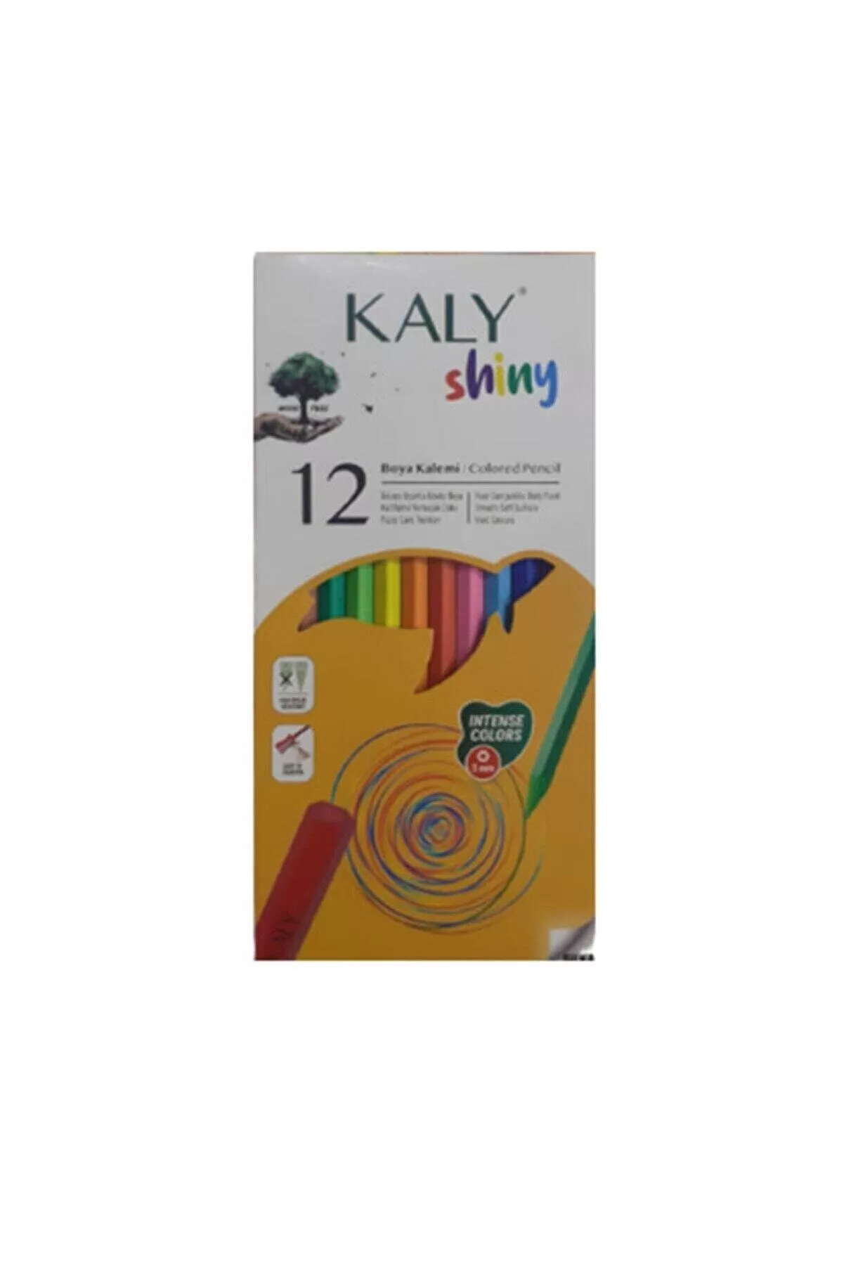 Gıpta Silka Kaly 12 Renk Tam Boy Kuru Boya Seti