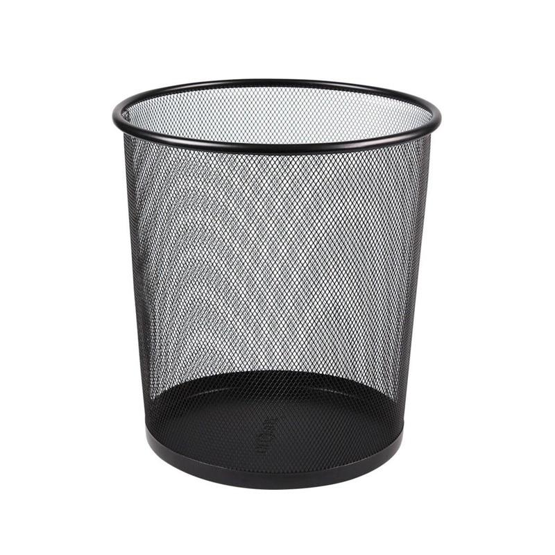Gogi Çöp Kovası Metal Perforeli 10 Litre Siyah Çöp Kovası
