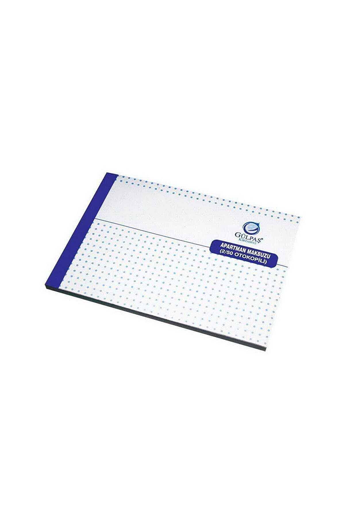Gülpaş Apartman Makbuzu Otocopyli 50 Yaprak 14x20 Cm (12 Li Paket)