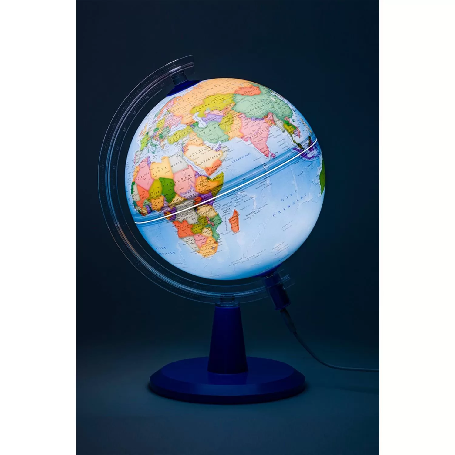 Gürbüz Küre Modern Siyasi Işıklı 26 CM Moder Siyasi Işıklı