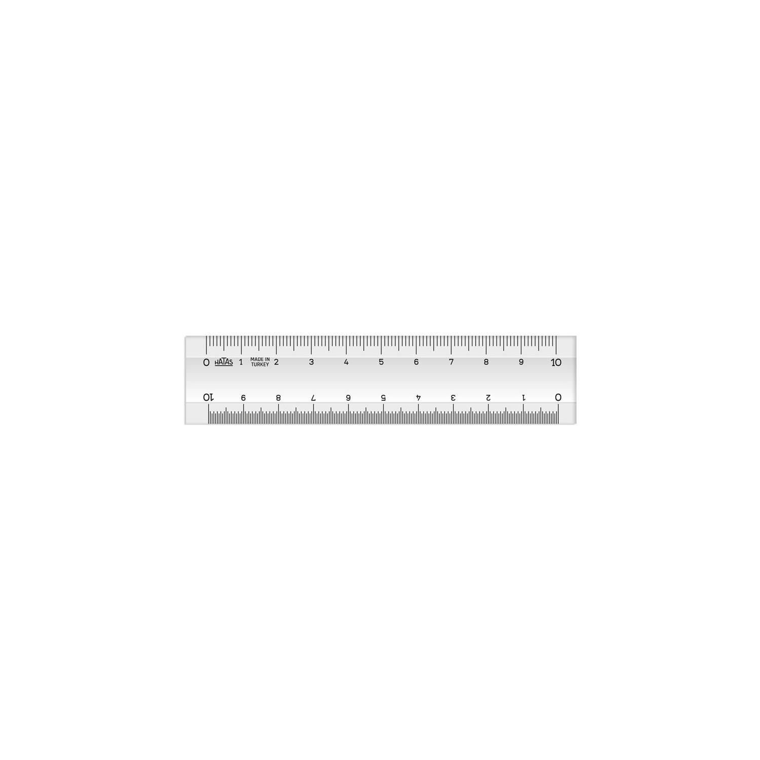 Hatas Cep Desimetresi 10 CM Cep Desimetresi (20 Li Paket)