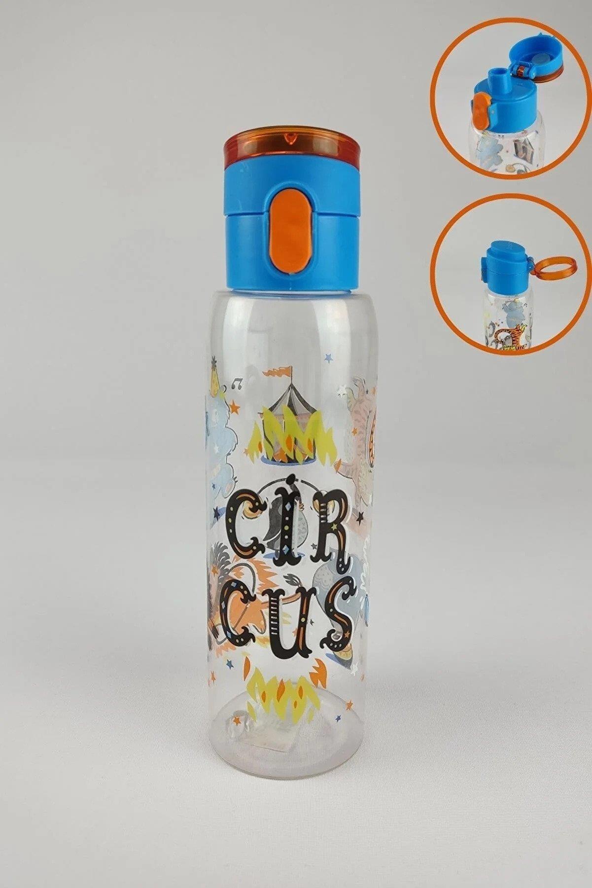 Herevin Düğmeli Tüp Circus 500 ML Matara Öğrenci Suluğu