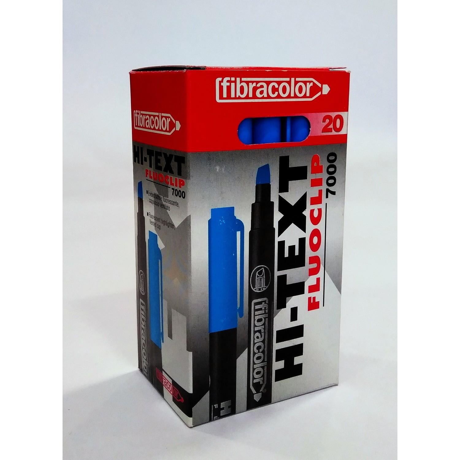 Hi-Text Fosforlu Kalem Mavi Kalem Tipi Fosforlu Kalem (20 Li Paket)