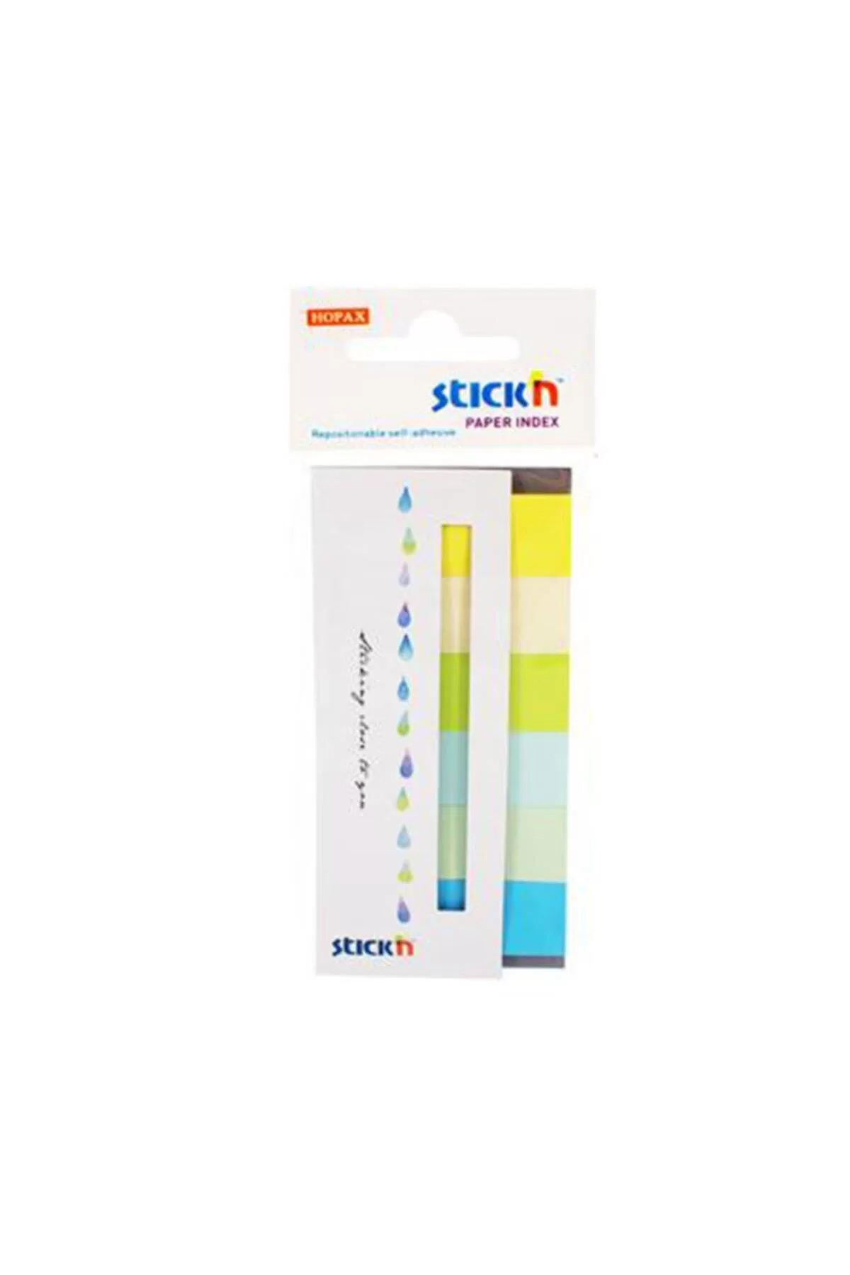 Hopax Stıckn İndeks 180 Yaprak 50x20 Mm Yaz Rengi 6 Renk 