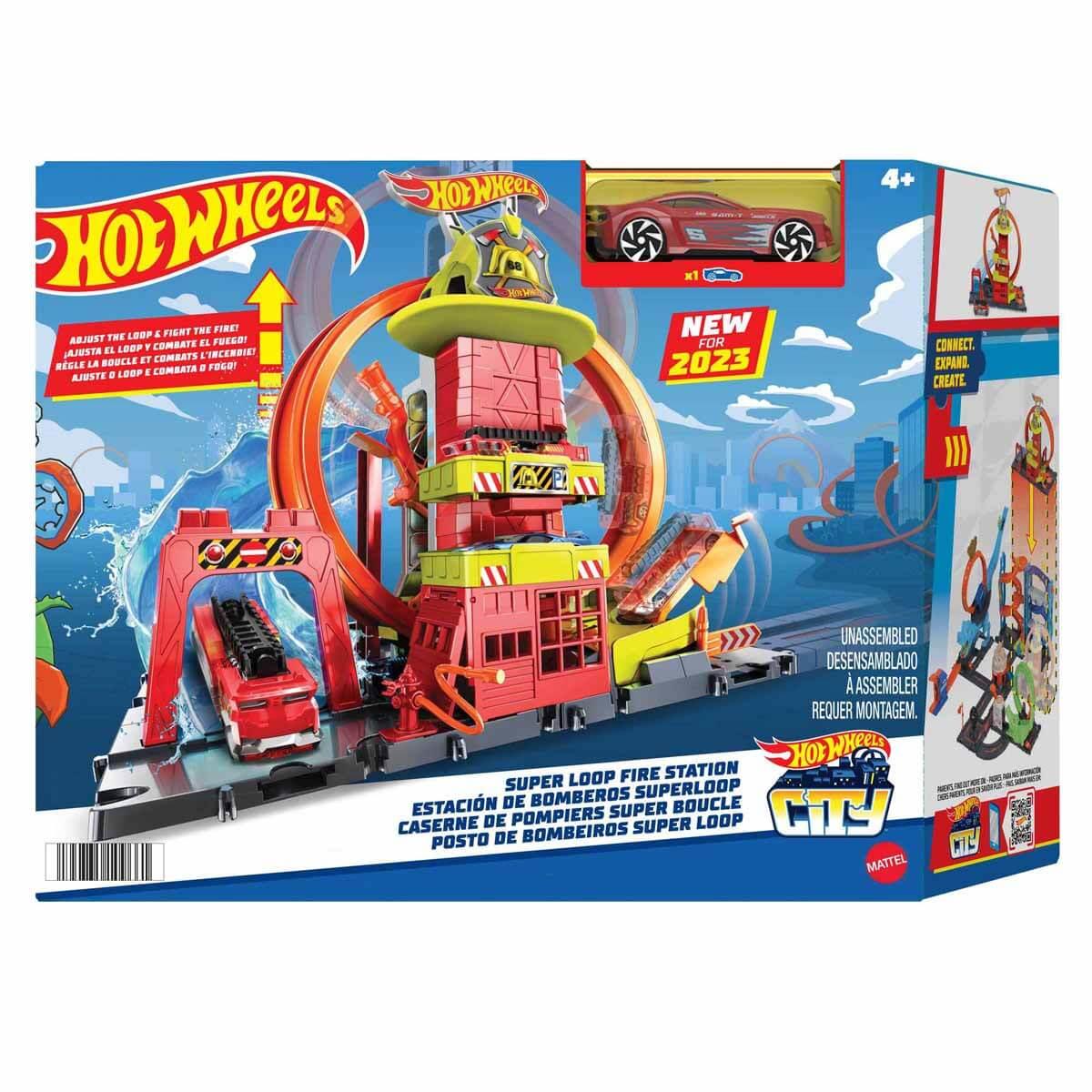 Hot Wheels Çember Pistli İftaiye İstasyonu Oyun Seti