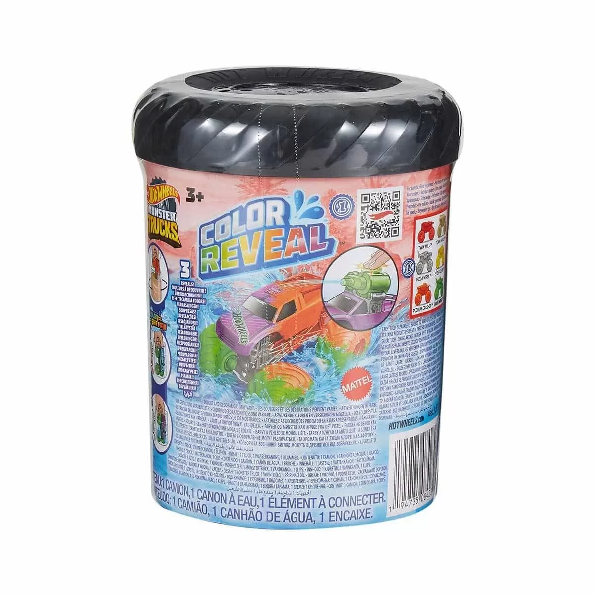 Hot Wheels Monster Trucks Color Reveal Renk Değiştiren Araç