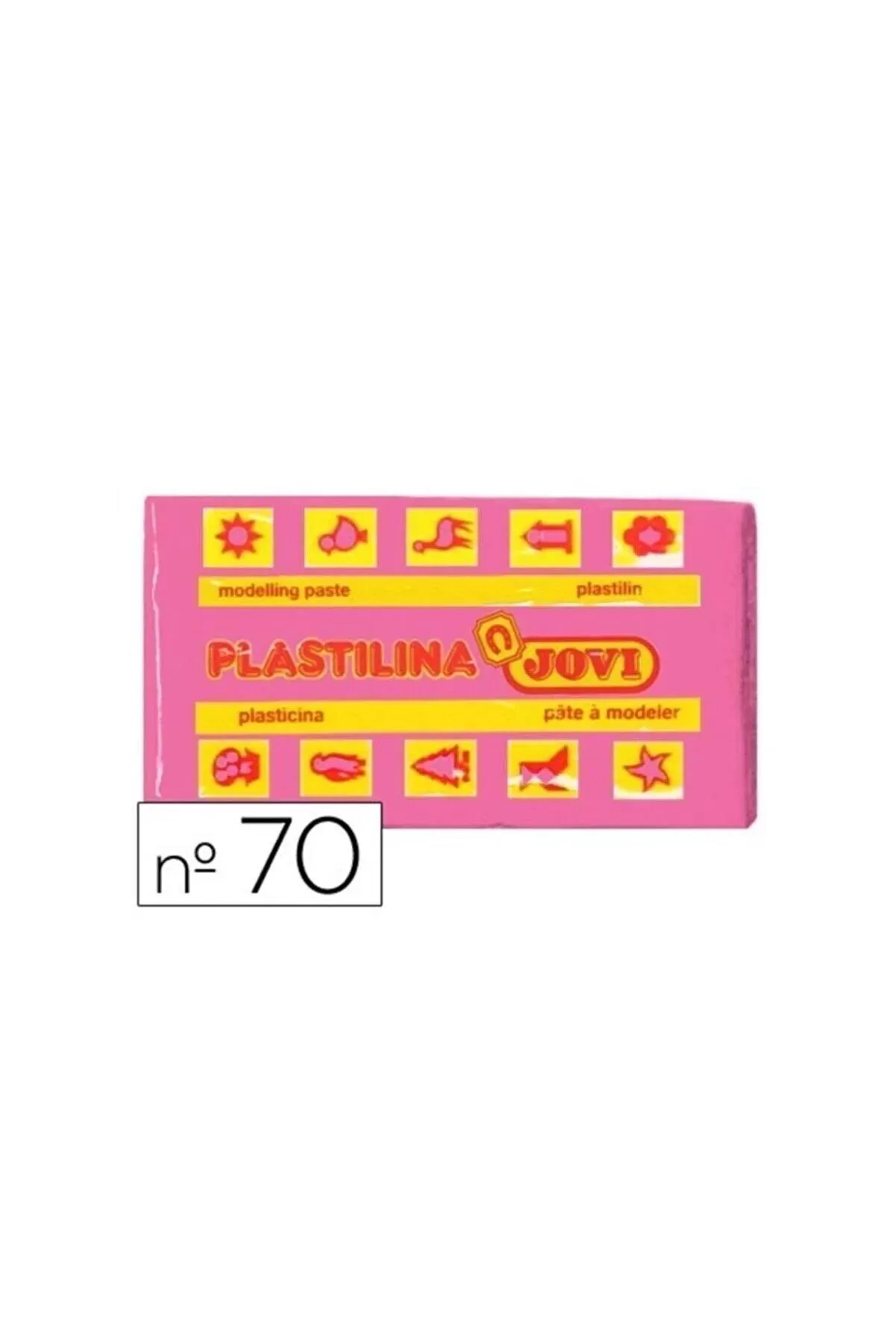Jovi Oyun Hamuru Plaka 50 Gram Pembe Plaka Kurumayan Oyun Hamuru (1 Adet)
