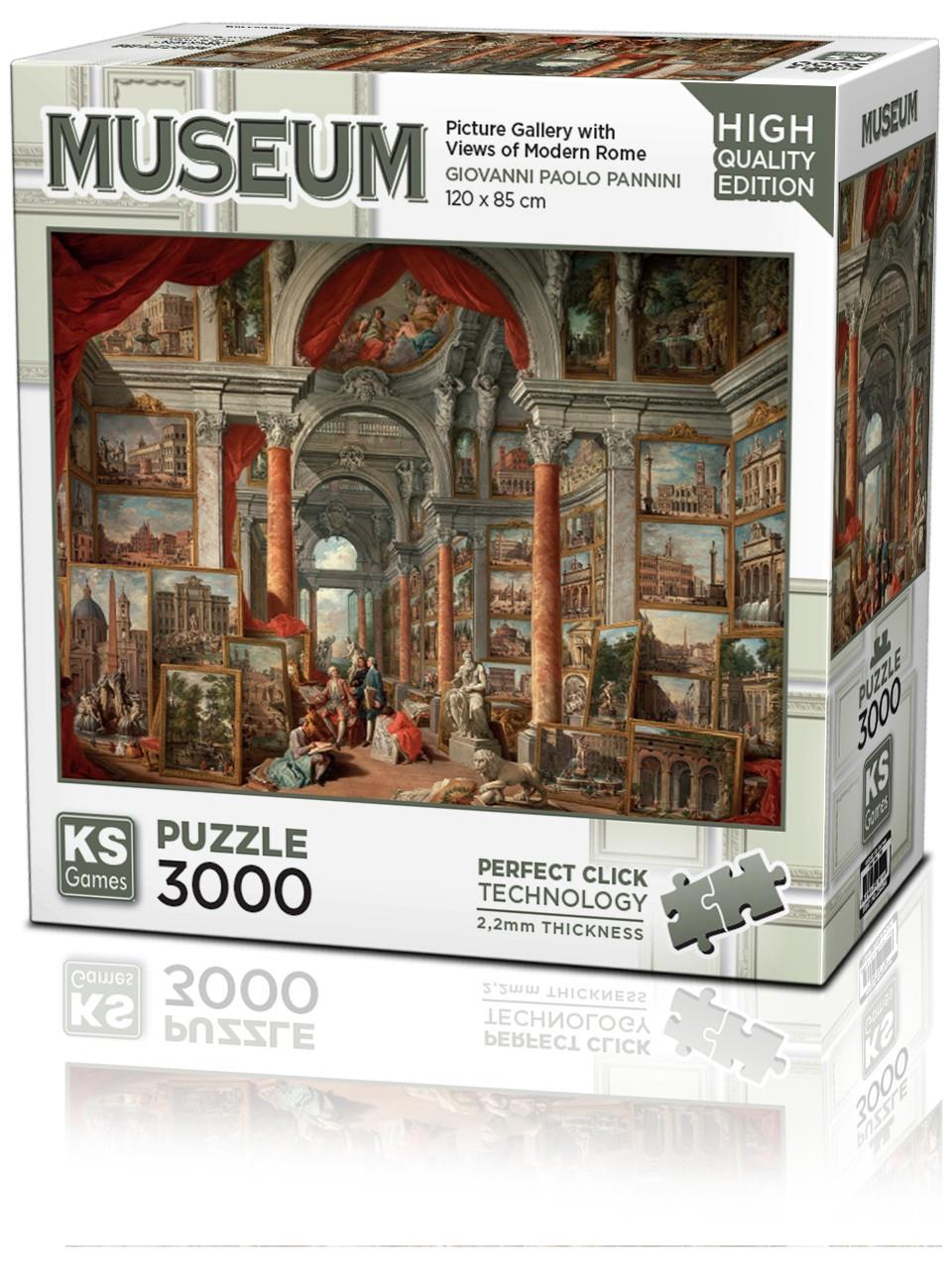 KS Games Picture Gallery With Views Of Modern Rome 3000 Parça Puzzle