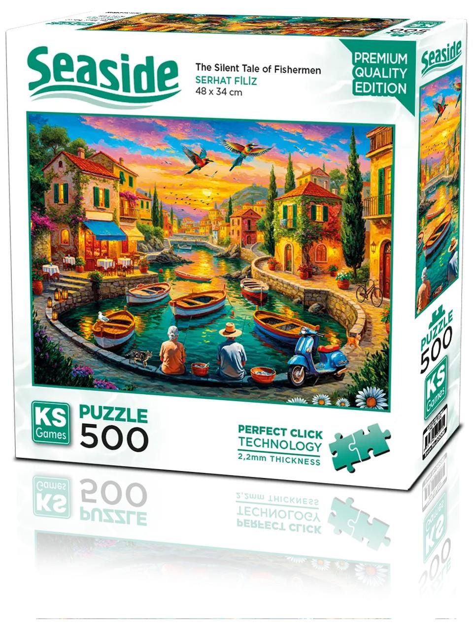 KS Games The Silent Tale Of Fishermen 500 Parça Puzzle
