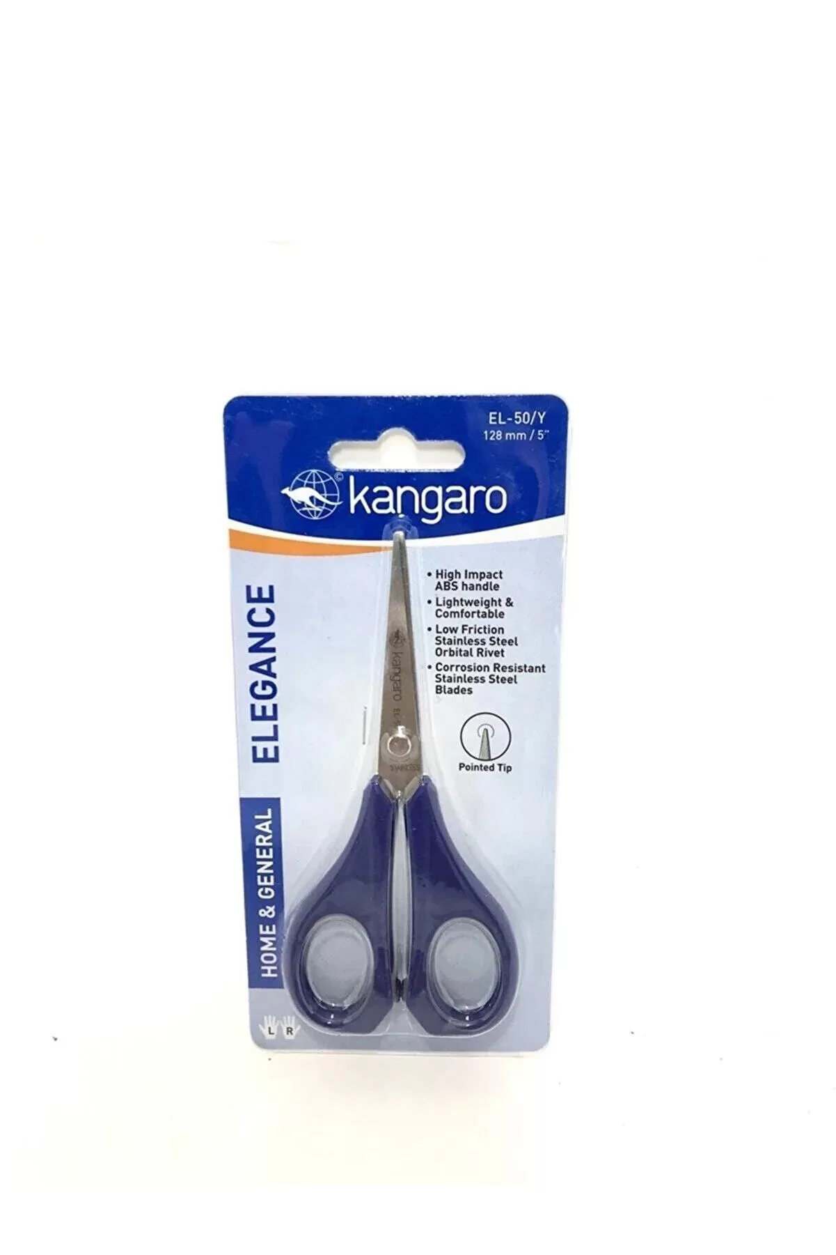 Kangaro Makas Elegance 128 MM Lacivert Makas