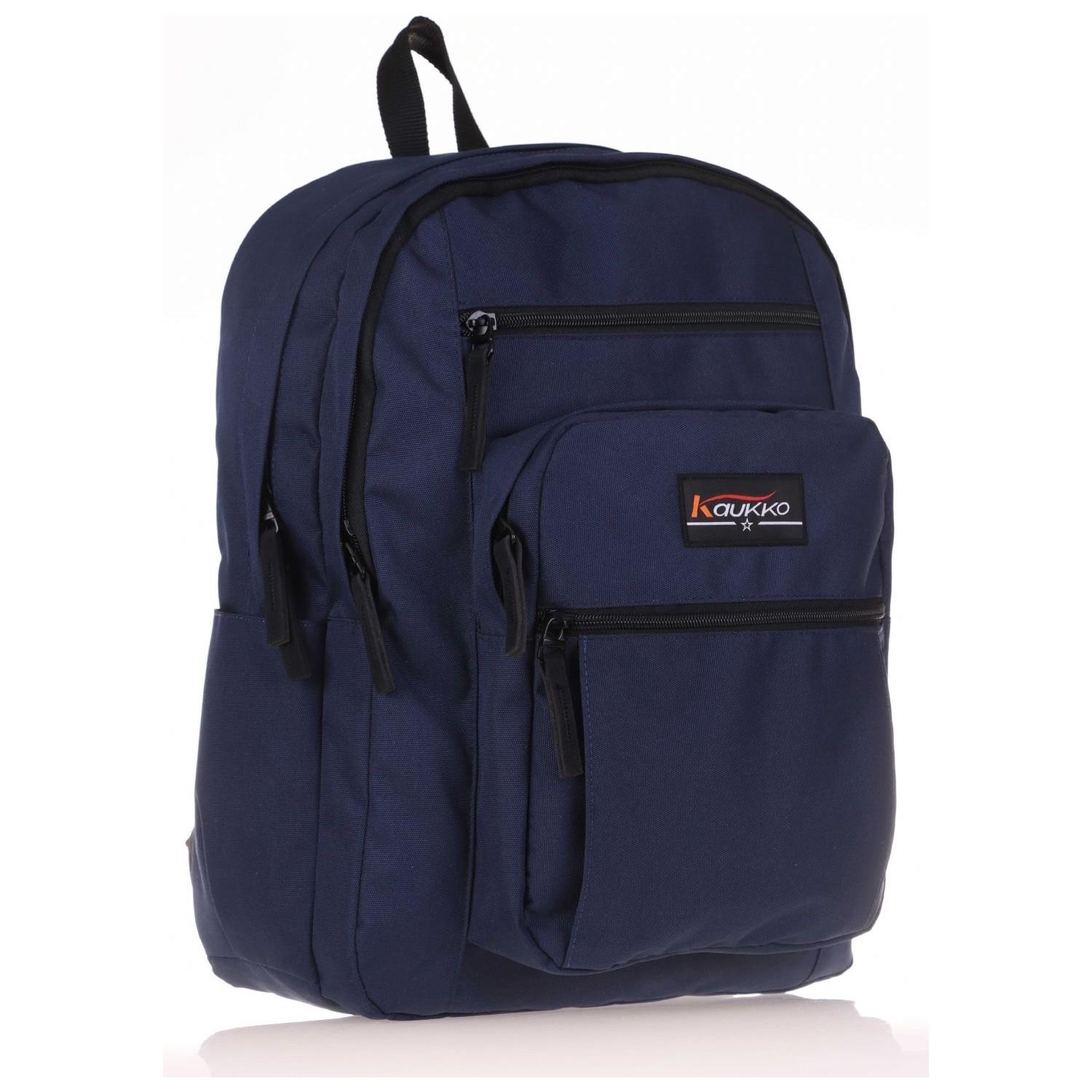 Kaukko Full Pocket Lacivert Okul ve Günlük Sırt Çantası