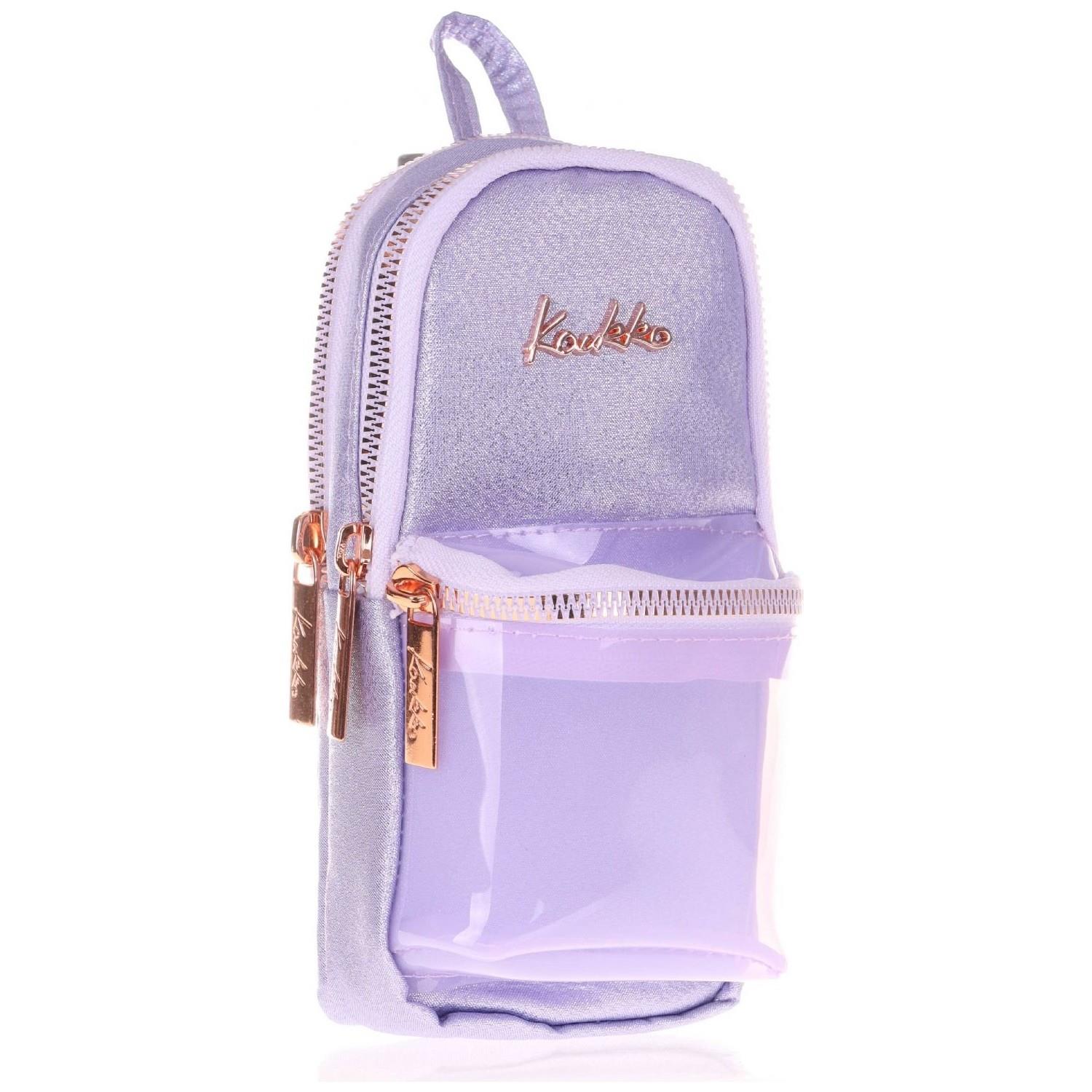 Kaukko Kalem Çantası Amazing Junior Bag Blurry Lila Üç Gözlü Kalemlik