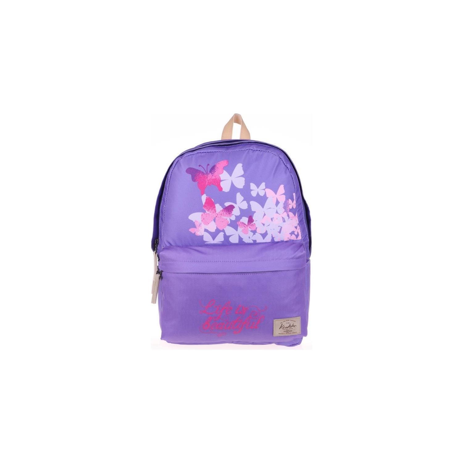 Kaukko Sırt Çantası Layer Butterfly Okul Sırt Çantası
